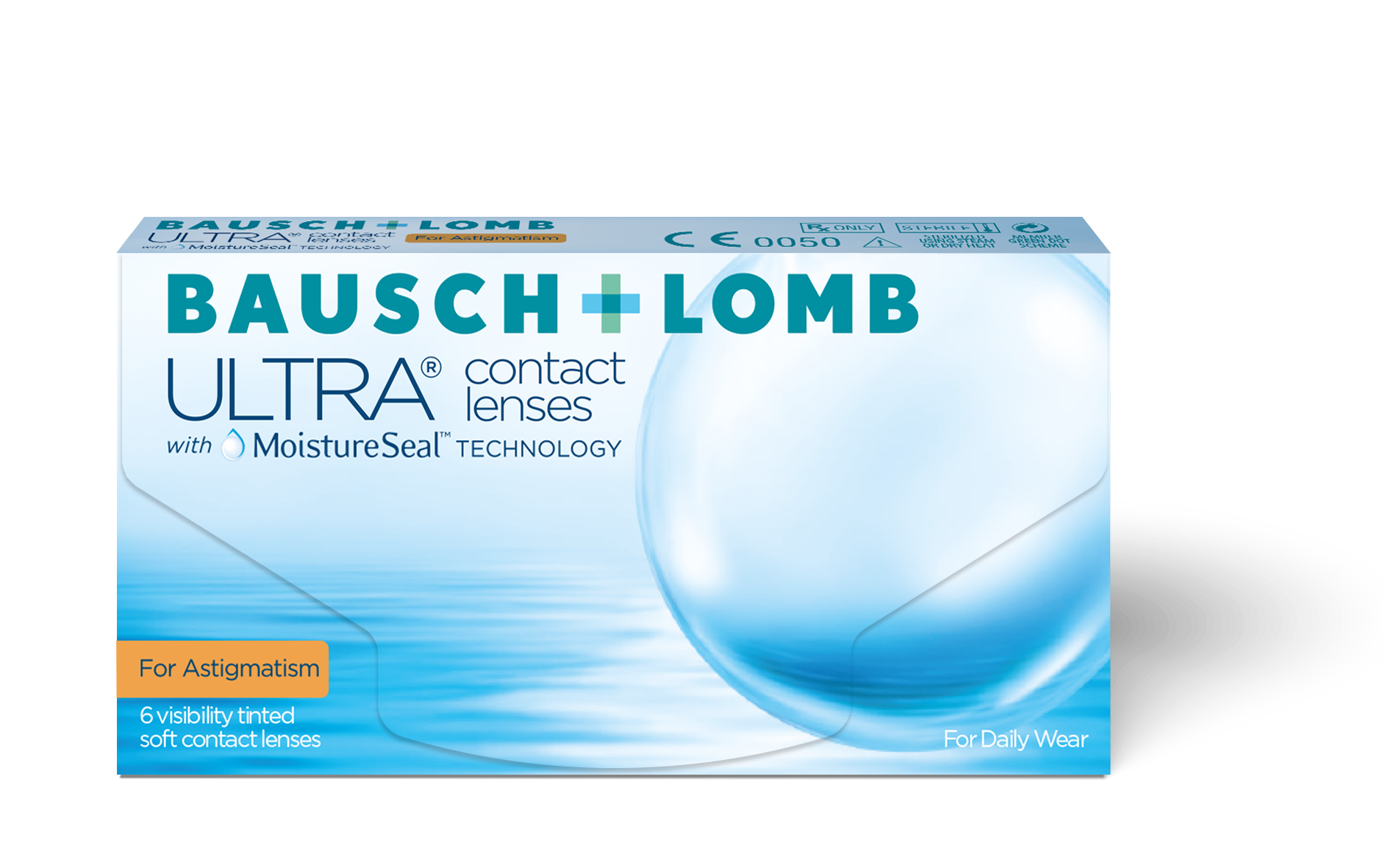 Front ULTRA® ULTRA® multifocal for astigmatism Monatslinsen 6 Linsen pro Packung, pro Auge