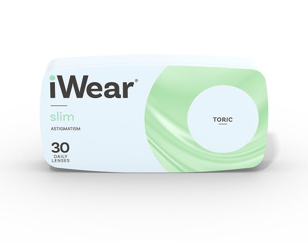 [products.image.front] iWear Slim® for astigmatism Tageslinsen