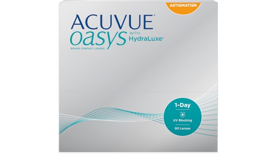 ACUVUE® ACUVUE OASYS® 1-DAY for ASTIGMATISM Tageslinsen 90 Linsen pro Packung, pro Auge