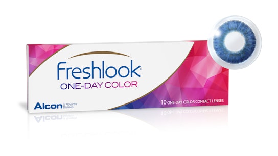 FreshLook® Freshlook 1 Day Blau 10er Tageslinsen Tageslinsen 10 Linsen pro Packung, pro Auge