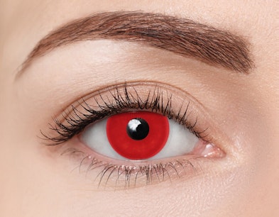 clearcolor™ Halloween Kontaktlinsen Zombie Red Monatslinsen 2 Linsen pro Packung, pro Auge