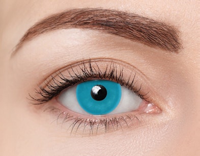 clearcolor™ Halloween Kontaktlinsen Zombie Blue Monatslinsen 2 Linsen pro Packung, pro Auge