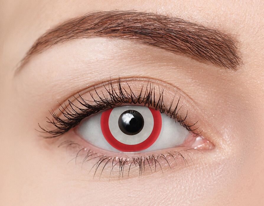 Front clearcolor™ Halloween Kontaktlinsen Target Monatslinsen 2 Linsen pro Packung, pro Auge