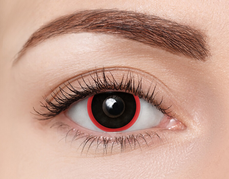 Front clearcolor™ Halloween Kontaktlinsen Hellraiser Monatslinsen 2 Linsen pro Packung, pro Auge