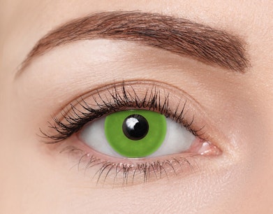 clearcolor™ Halloween Kontaktlinsen Green Ghoul Monatslinsen 2 Linsen pro Packung, pro Auge
