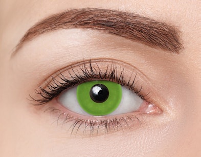 clearcolor™ Halloween Kontaktlinsen Green Ghoul Monatslinsen 2 Linsen pro Packung, pro Auge