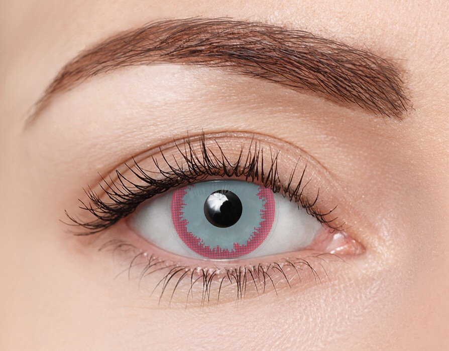 Front clearcolor™ Halloween Kontaktlinsen Berzerker Monatslinsen 2 Linsen pro Packung, pro Auge