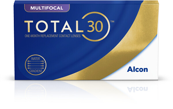 Front Total30® Total30 Multifokal 6er Monatslinsen Monatslinsen 6 Linsen pro Packung, pro Auge