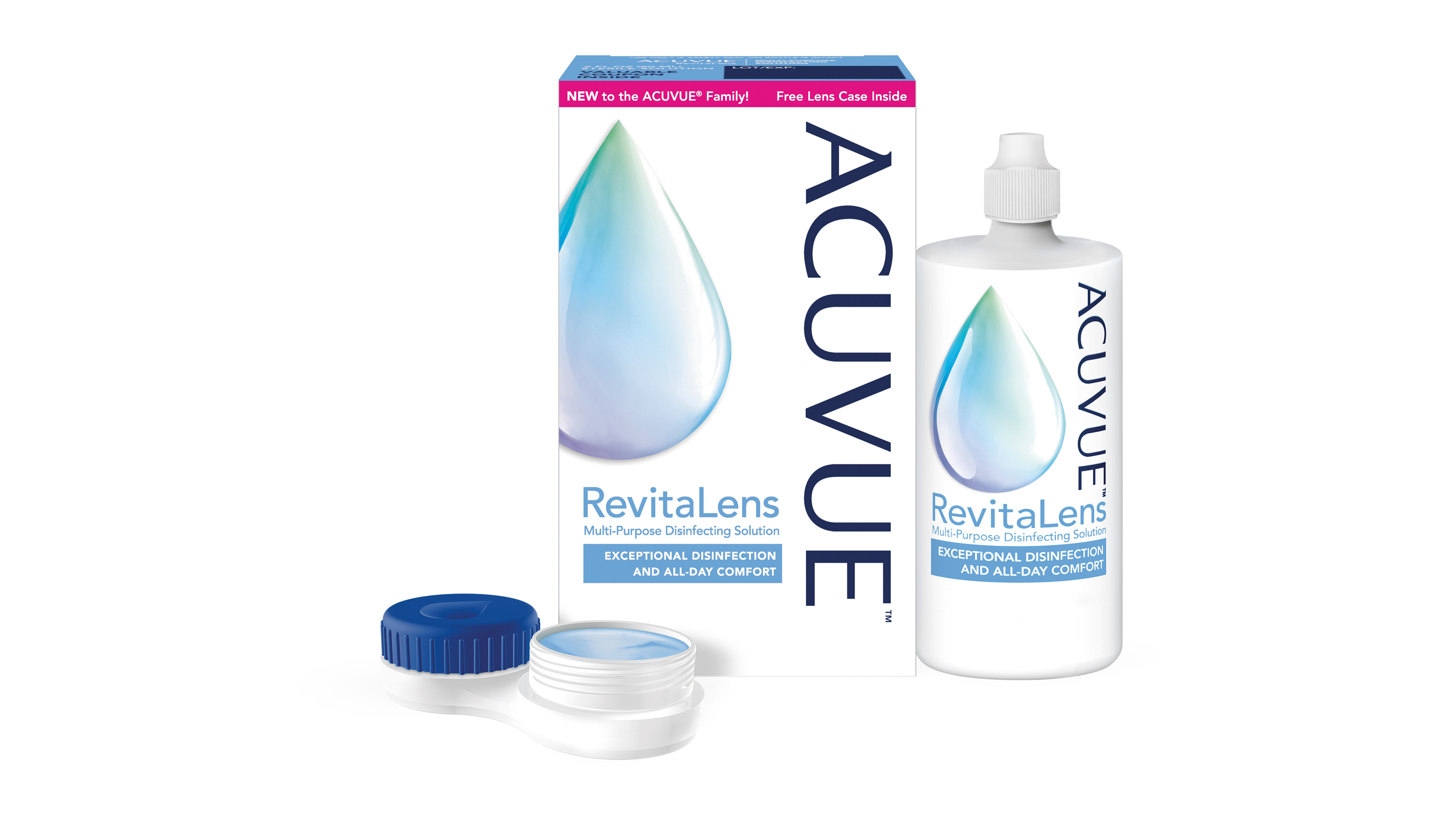 Front All in one Light ACUVUE RevitaLens MPDS 100ML All-in-One All-in-One Pflege Reisepack 100ml