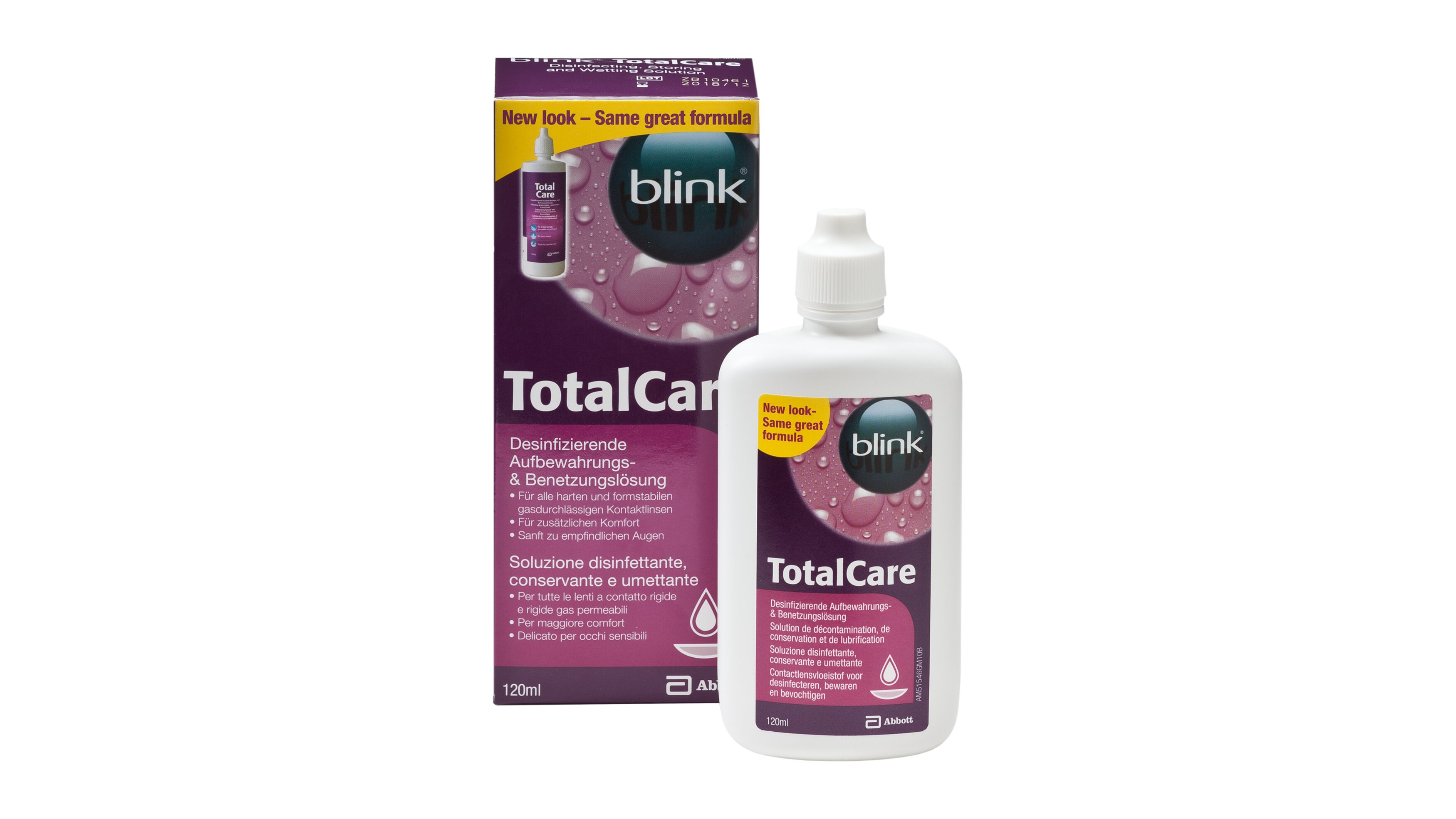 Front TotalCare Blink Total Care Loesung 120ml Hartlinsenpflege Standardgröße 120ml