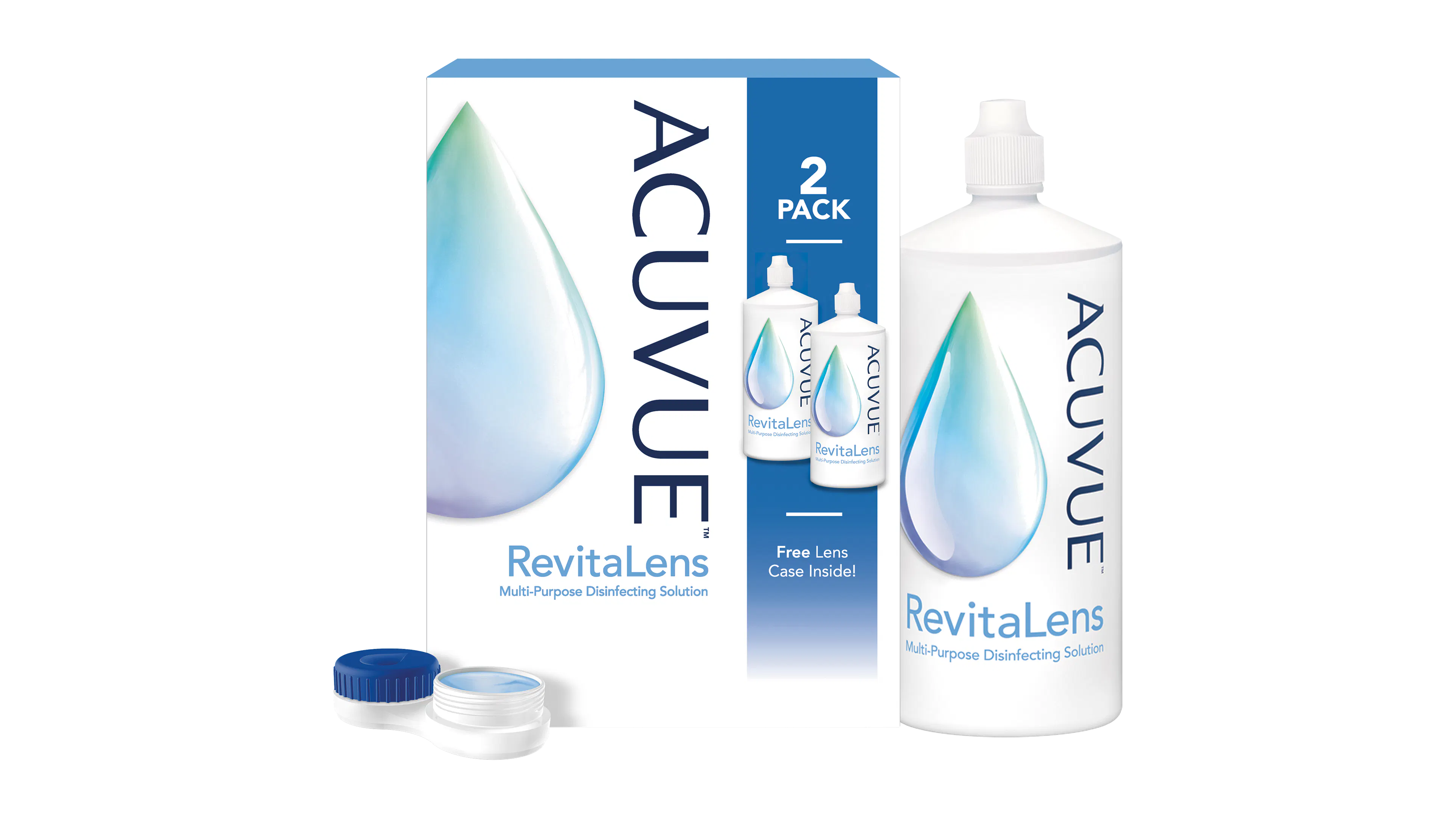 Front, ACUVUE RevitaLens MPDS 2x300ml Doppelpack 600ml