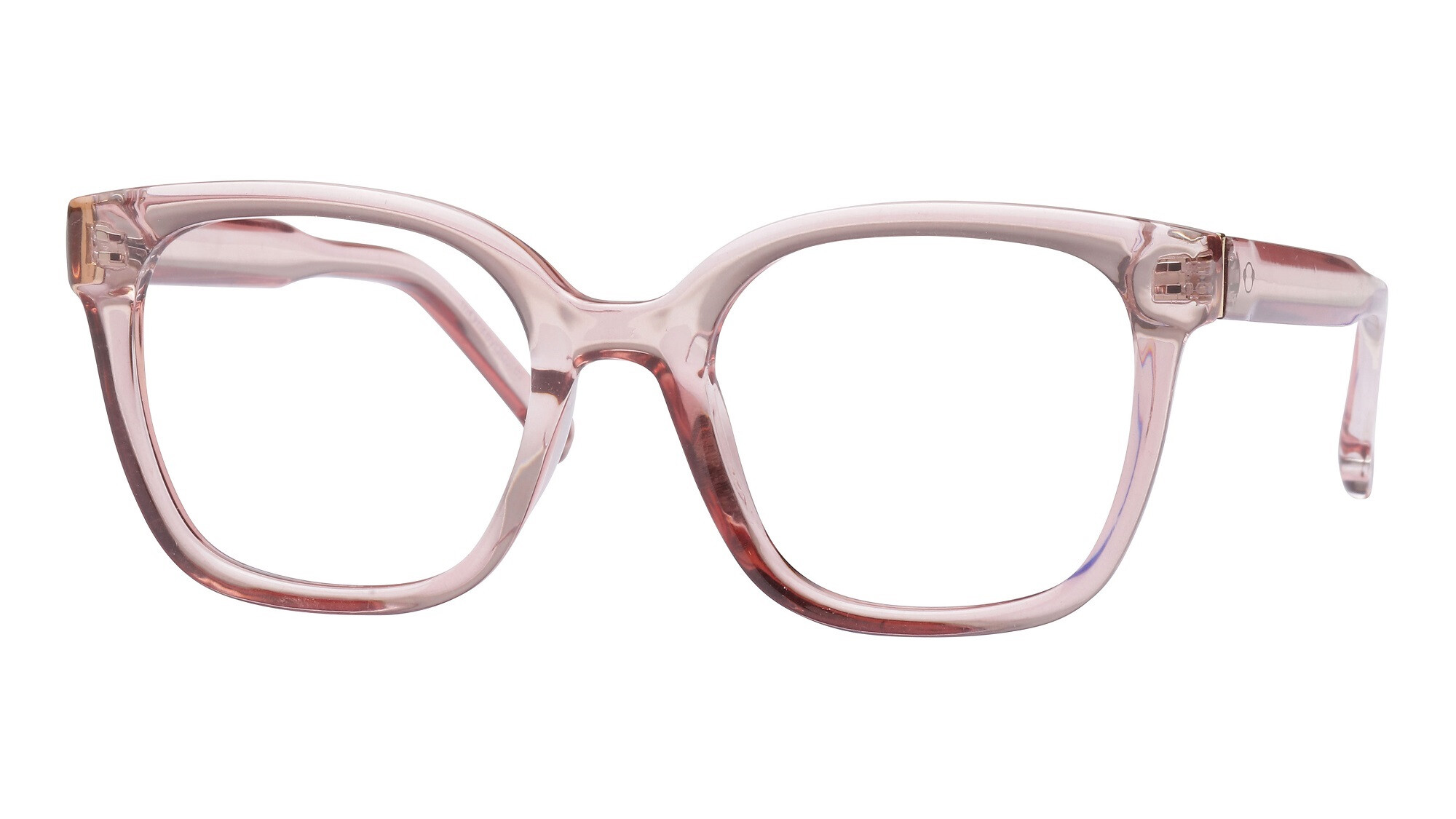 Angle_Left01 monkeyglasses® Monkeygl Annika 09 1 Fertiglesebrille Rosa, Transparent