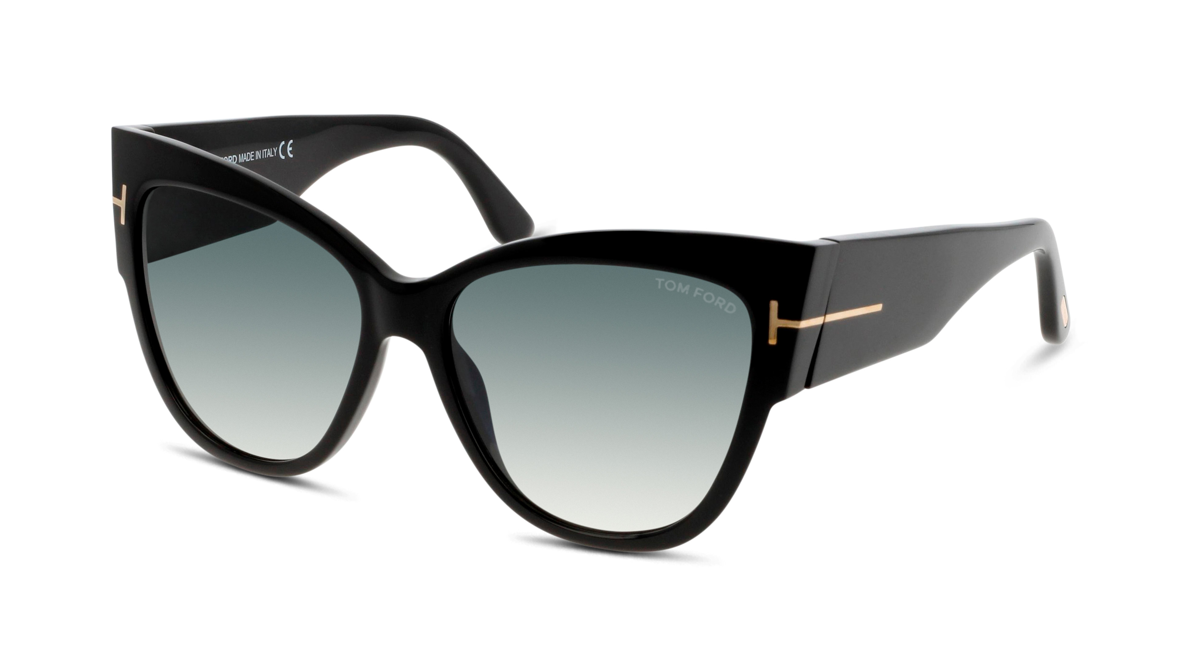 [products.image.angle_left01] Tom Ford ANOUSHKA FT0371 01B Sonnenbrille
