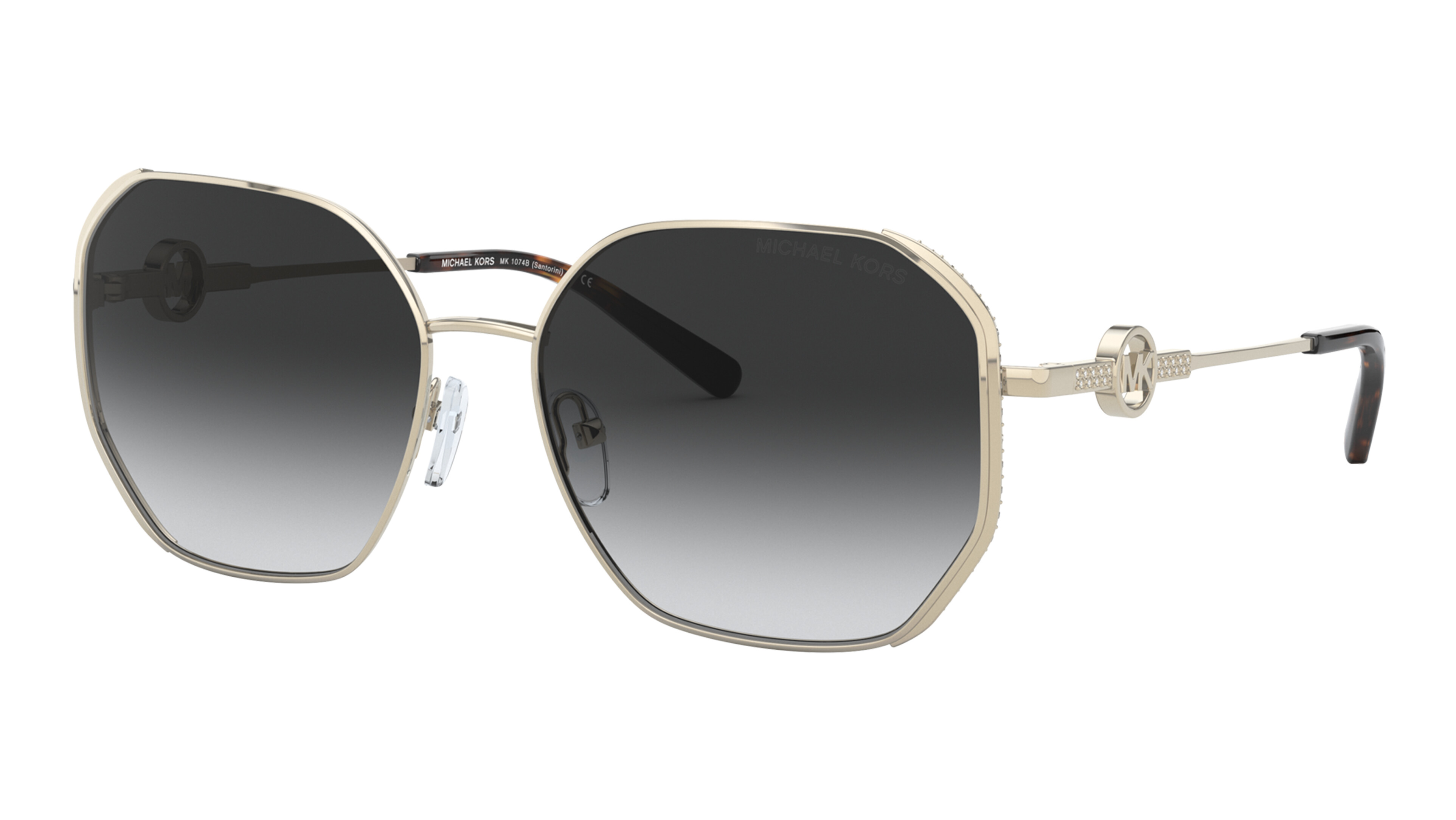 [products.image.angle_left01] Michael Kors SANTORINI MK1074B 10148G Sonnenbrille