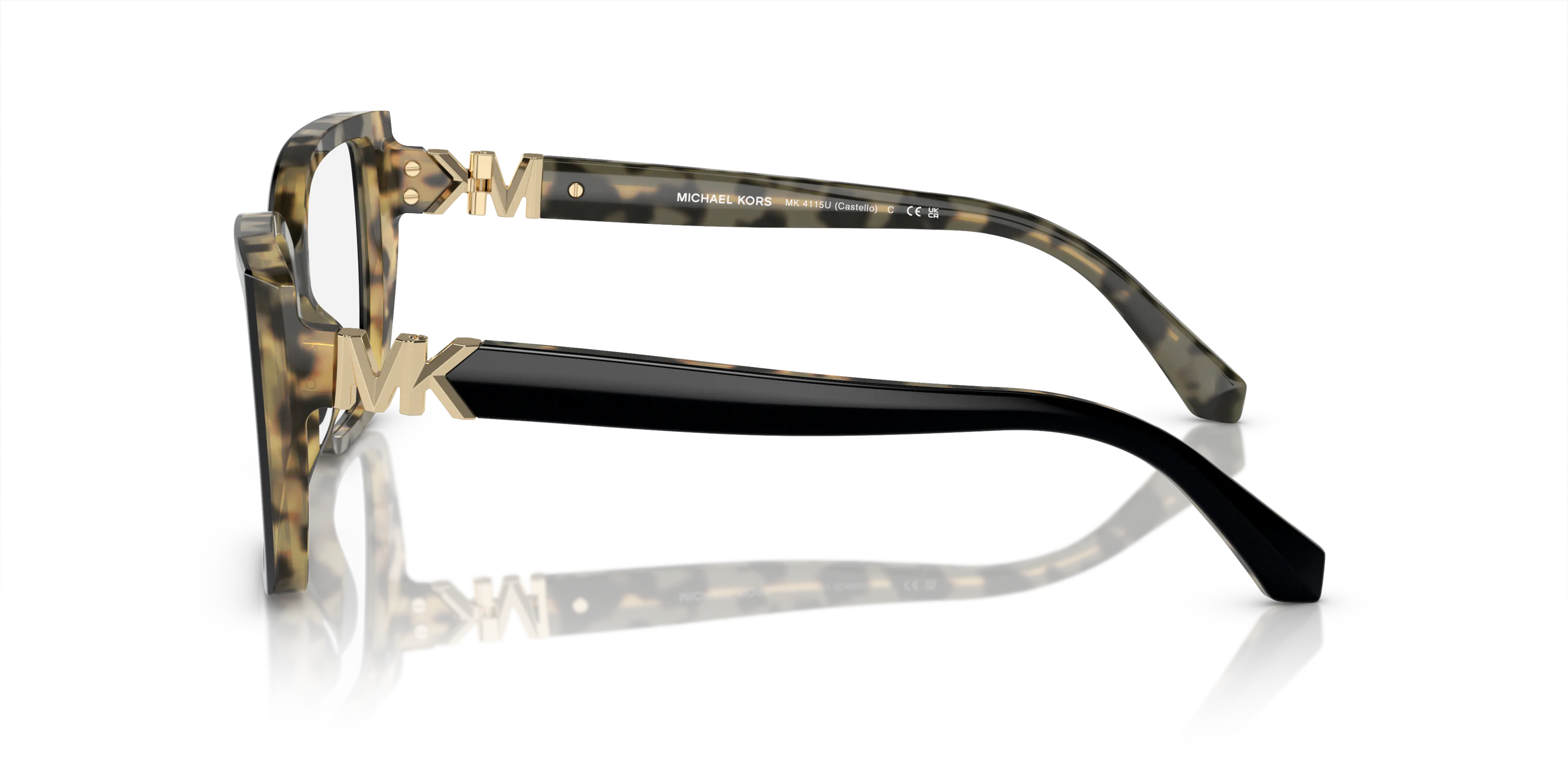 Angle_Left02, Michael Kors Castello 0MK4115U 3950 Brille