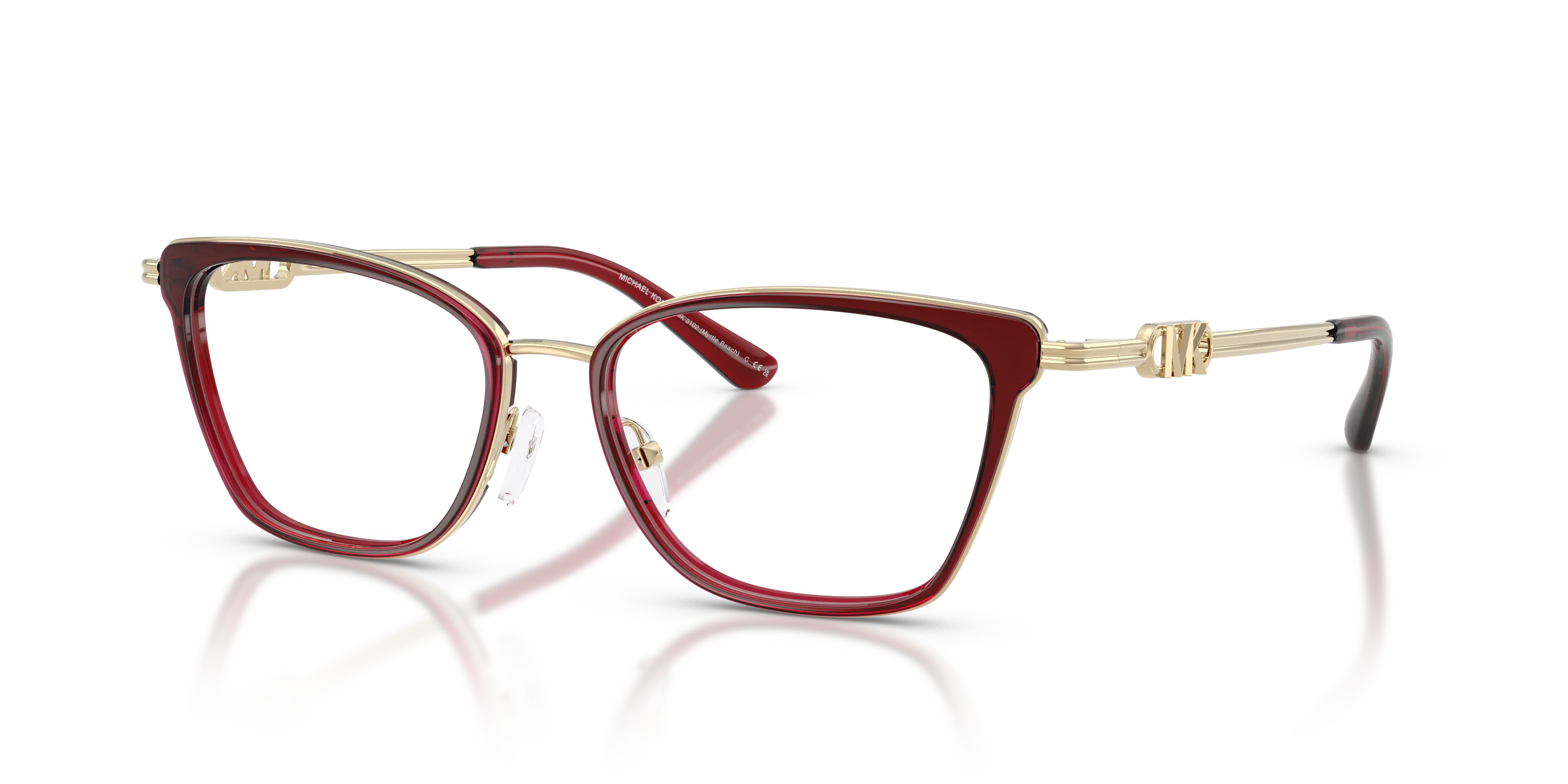 Angle_Left01, Michael Kors Myrtle Beach 0MK3102 3949 Brille