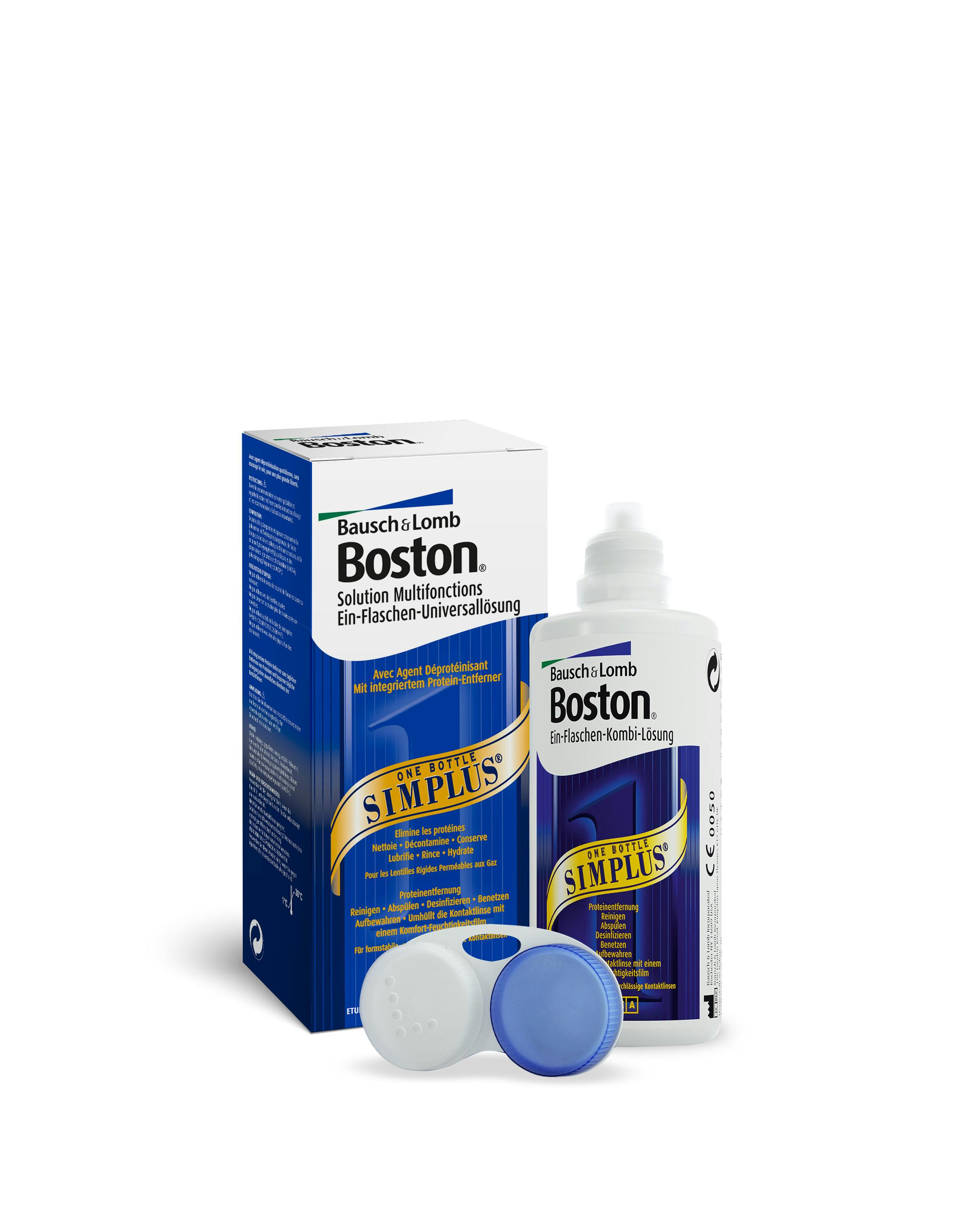 Front Boston Boston® SIMPLUS Hartlinsenpflege Hartlinsenpflege Standardgröße 120ml