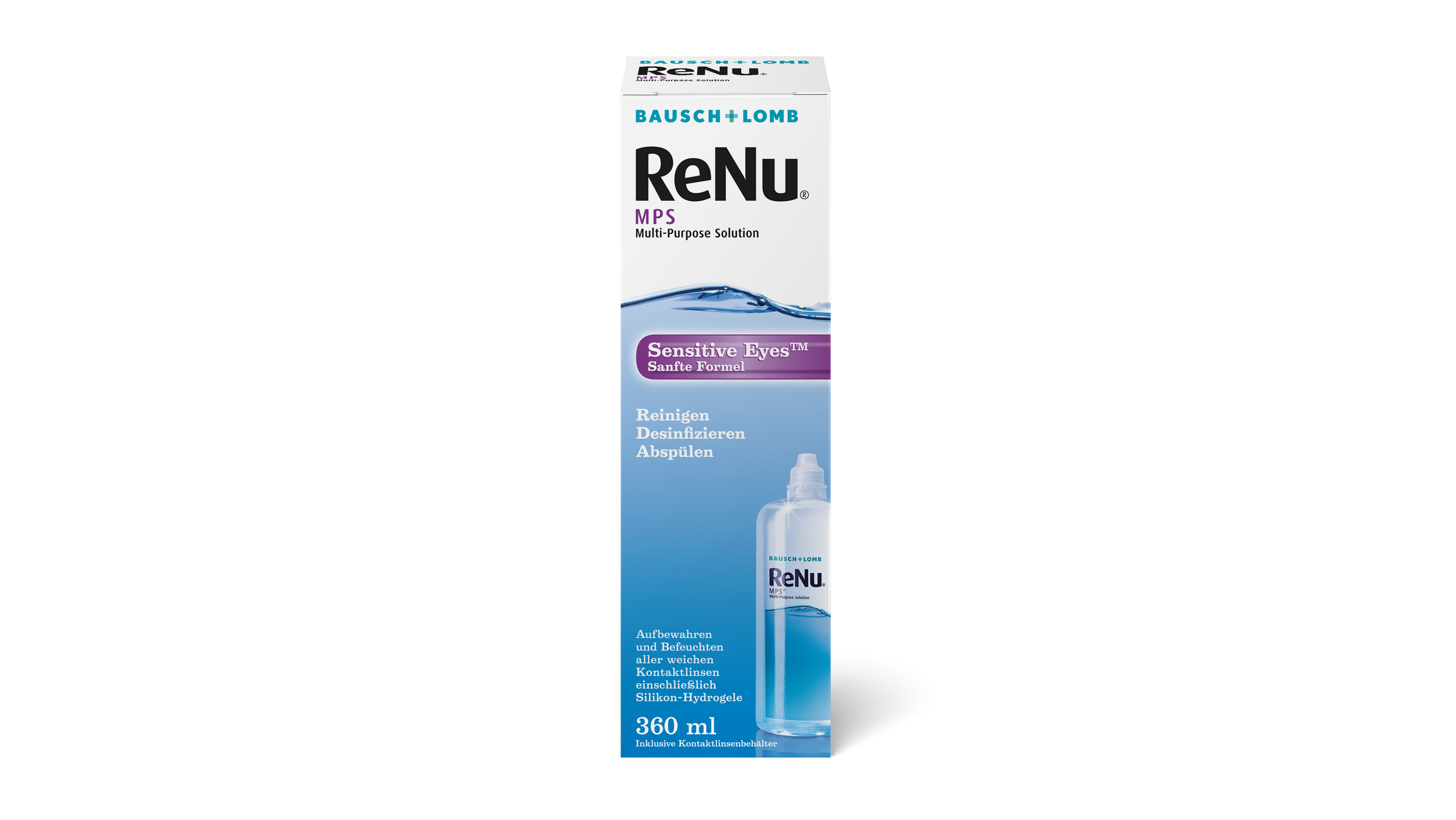 Front ReNu® ReNu MultiPurpose 360ml All-in-One All-in-One Pflege Standardgröße 360ml