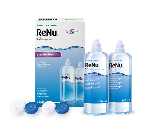 Front ReNu® ReNu MultiPurpose 2x360ml All-in-One All-in-One Pflege Doppelpack 720ml