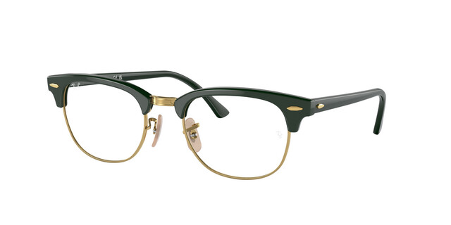 Front Ray-Ban CLUBMASTER 0RX5154 8233 Brille Grün