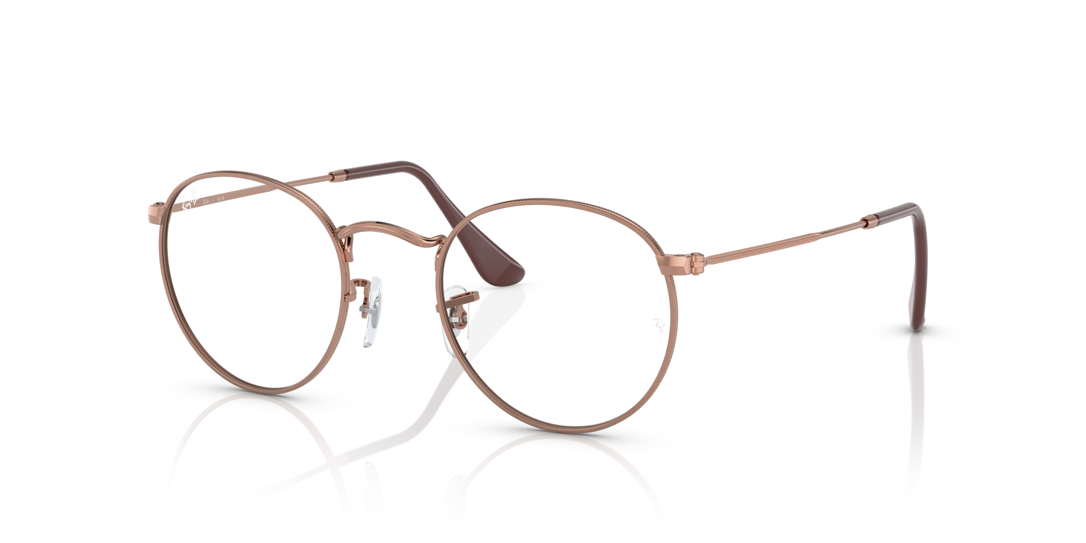 Angle_Left01, Ray-Ban Round Metal Optics 0RX3447V 3094 Brille