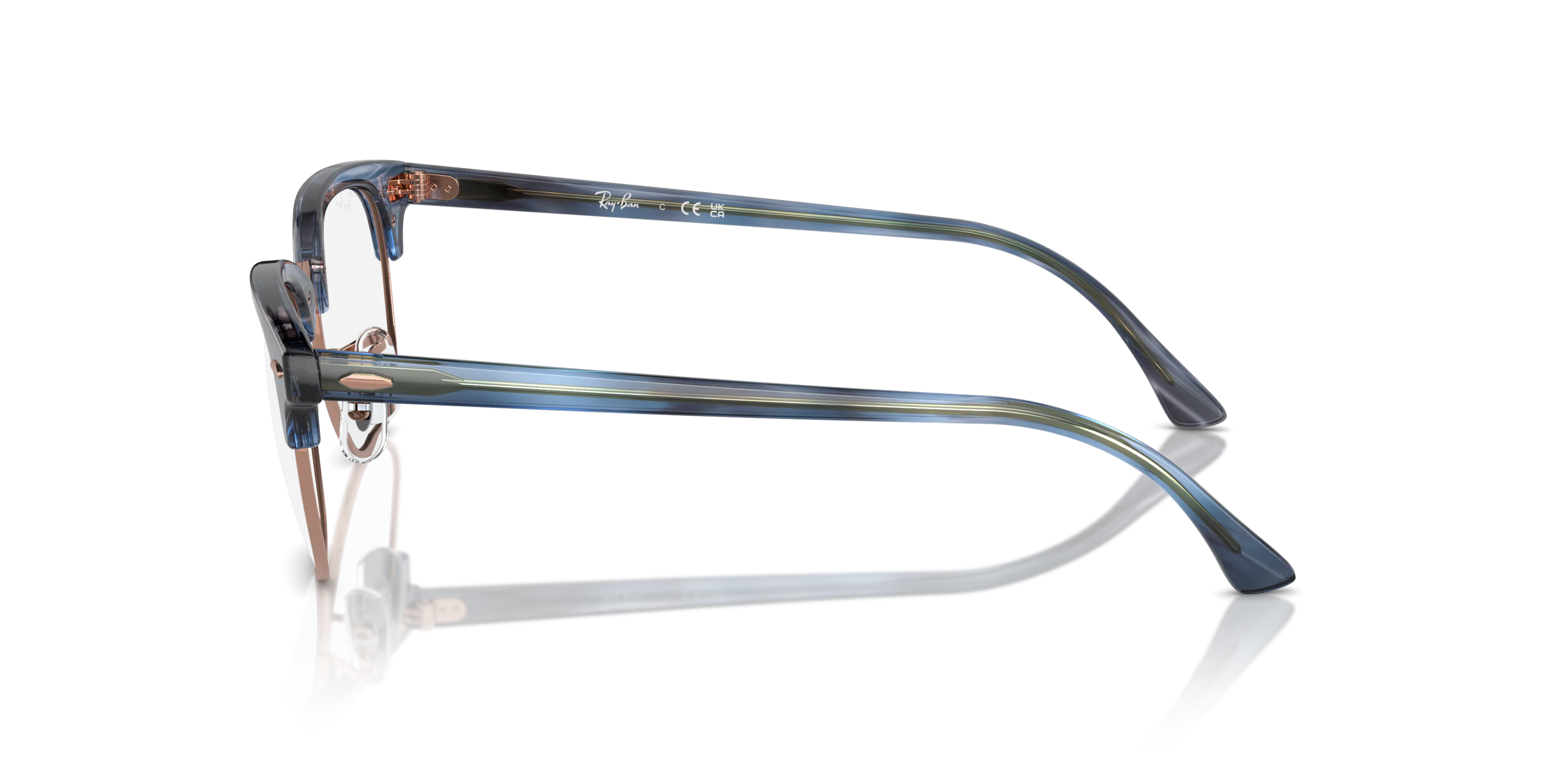 Angle_Left02, Ray-Ban Clubmaster Optics 0RX5154 8374 Brille