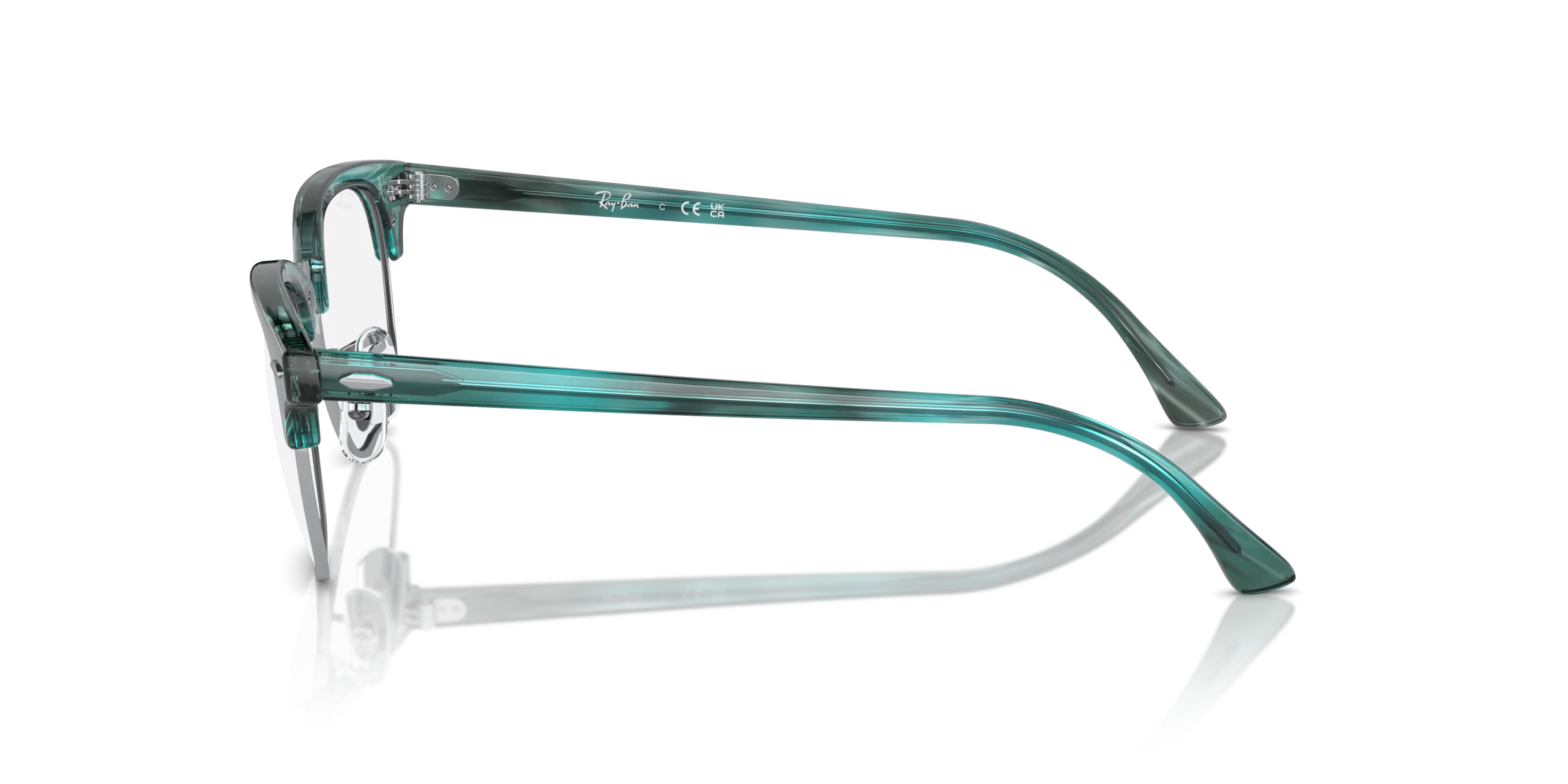 Angle_Left02, Ray-Ban Clubmaster Optics 0RX5154 8377 Brille