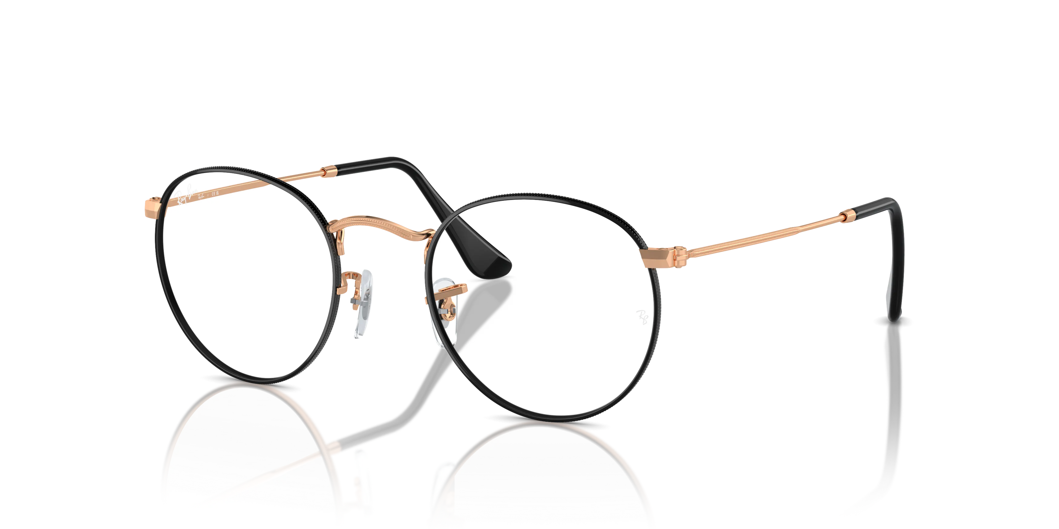 Angle_Left01, Ray-Ban ROUND METAL 0RX3447V 3173 Brille