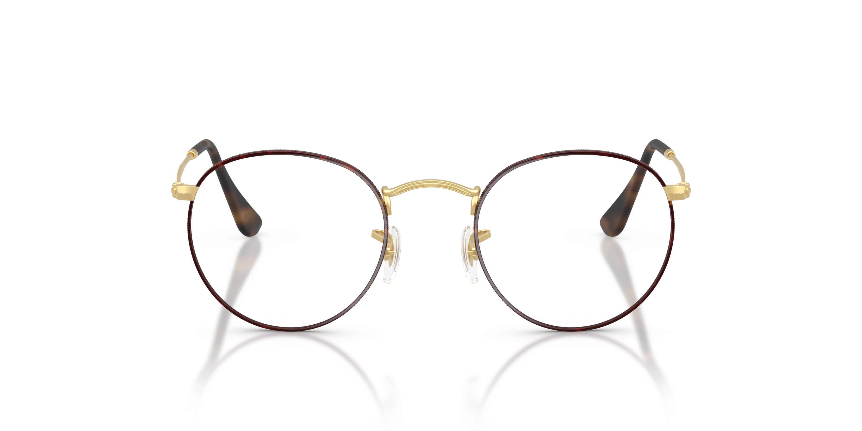 Front, Ray-Ban Round Metal Optics 0RX3447V 3188 Brille