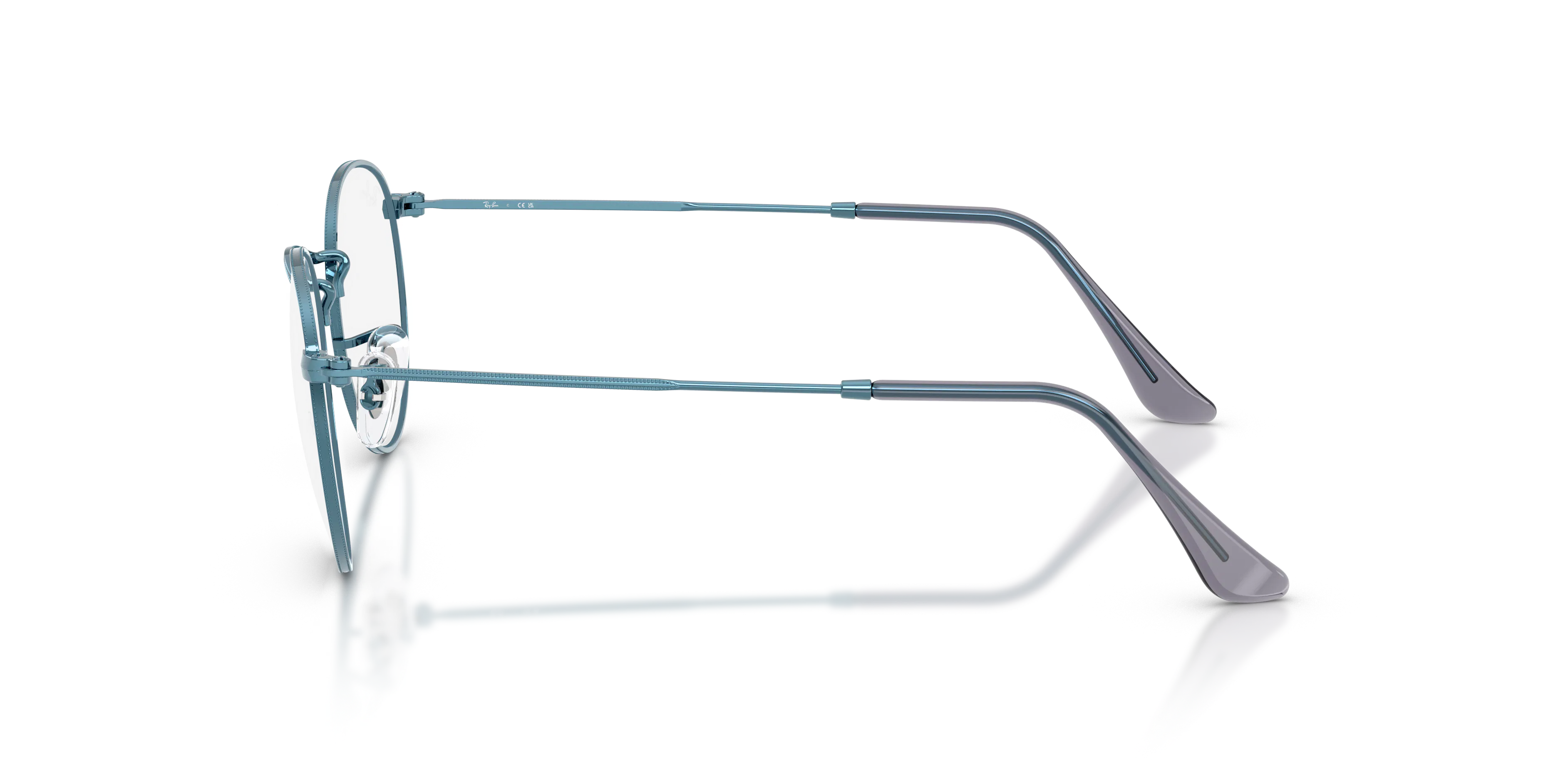 Angle_Left02, Ray-Ban Blue ROUND METAL 0RX3447V 3224 Brille