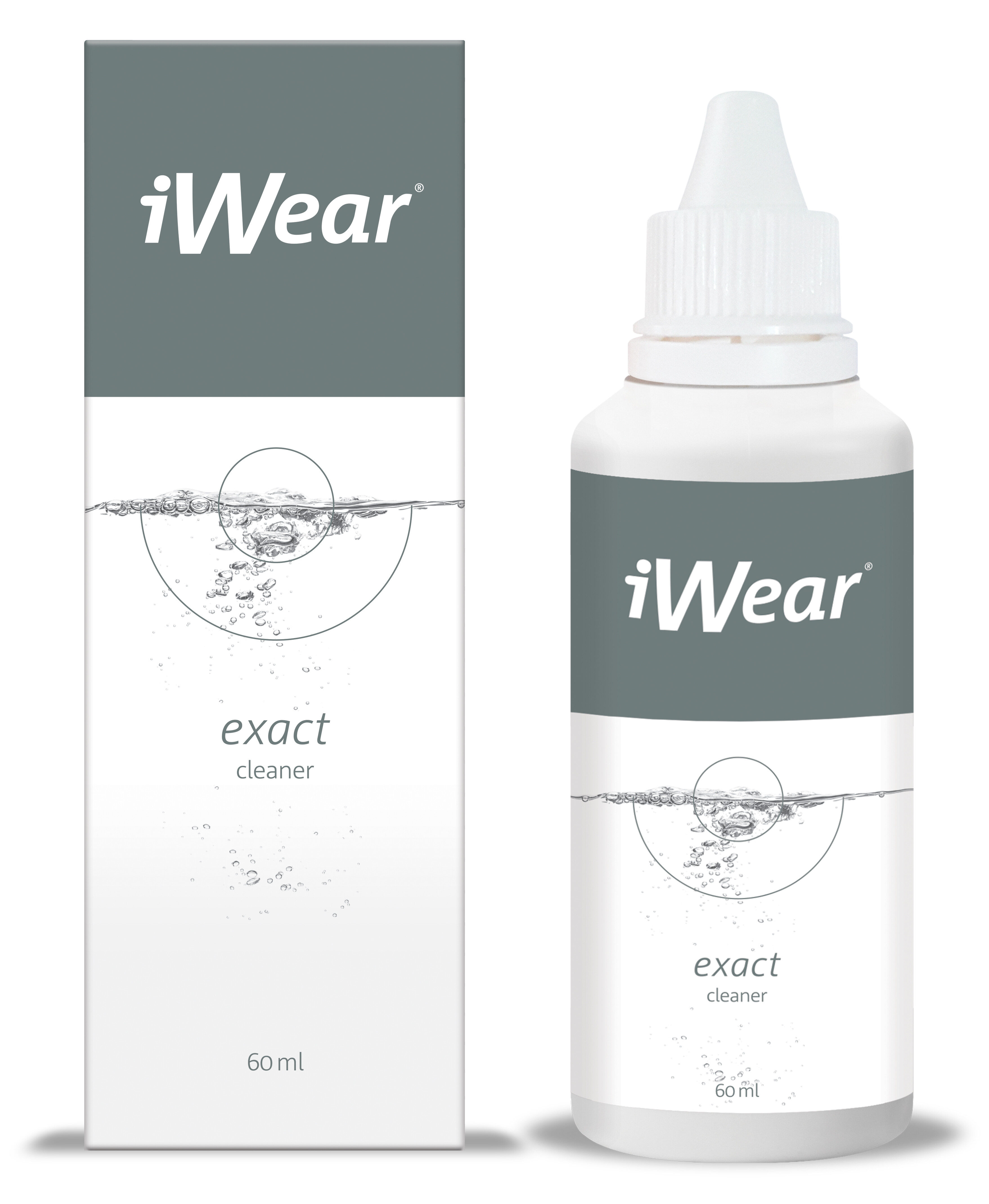 Front iWear® iWear exact cleaner 60ml Hartlinsenpflege Standardgröße 60ml
