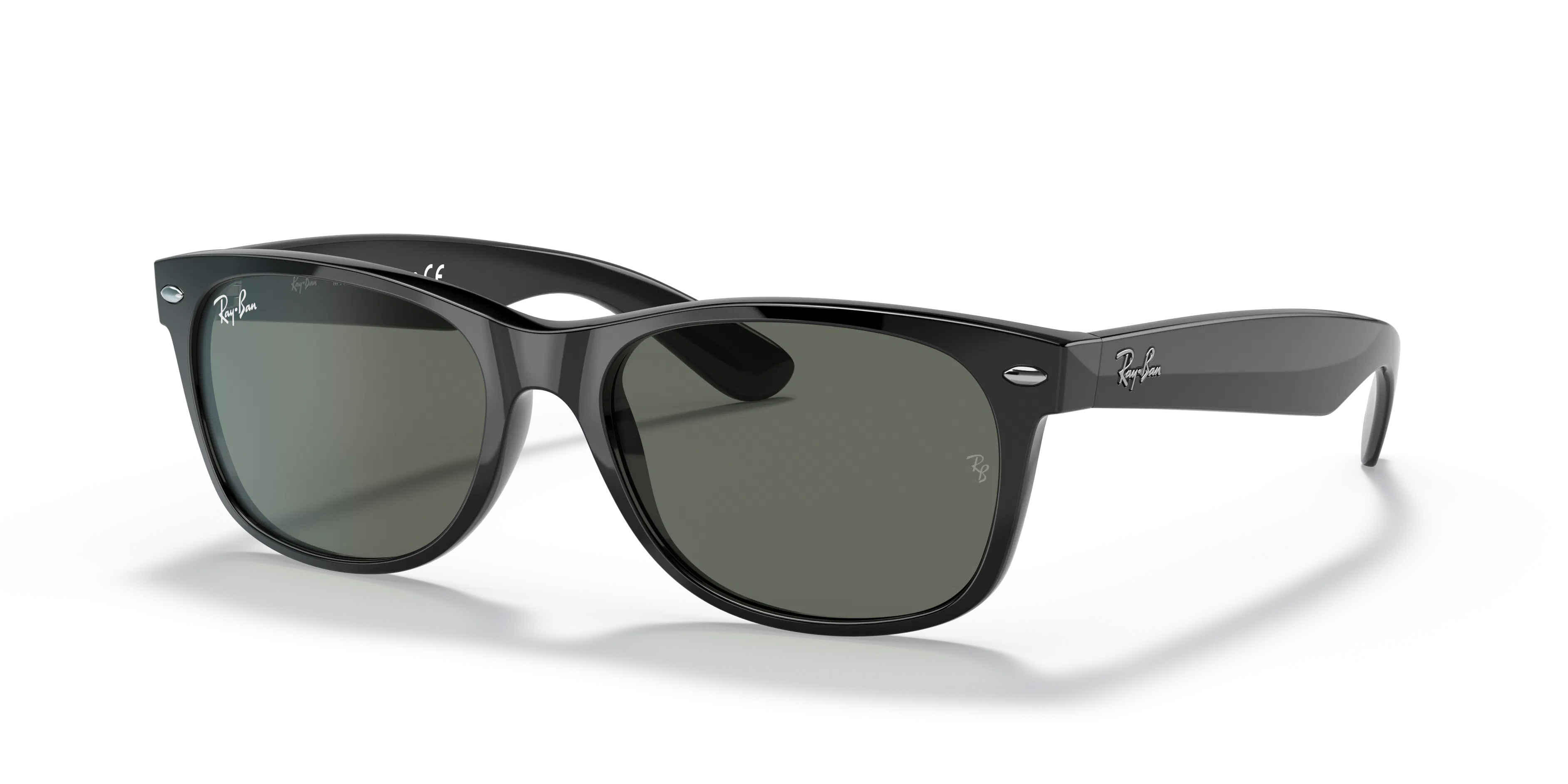 Angle_Left01, Ray-Ban New Wayfarer Classic 0RB2132 901 Sonnenbrille
