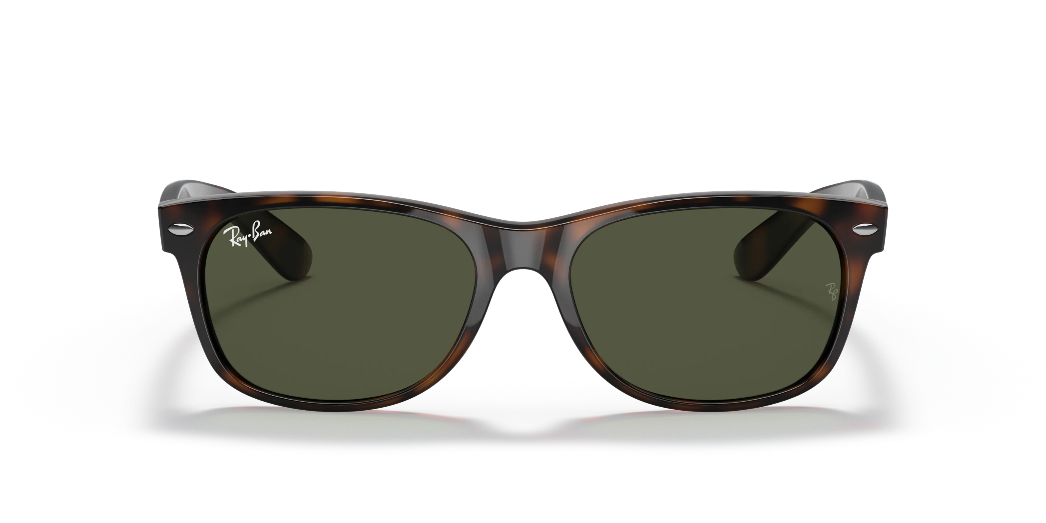 Front, Ray-Ban New Wayfarer Classic 0RB2132 902 Sonnenbrille