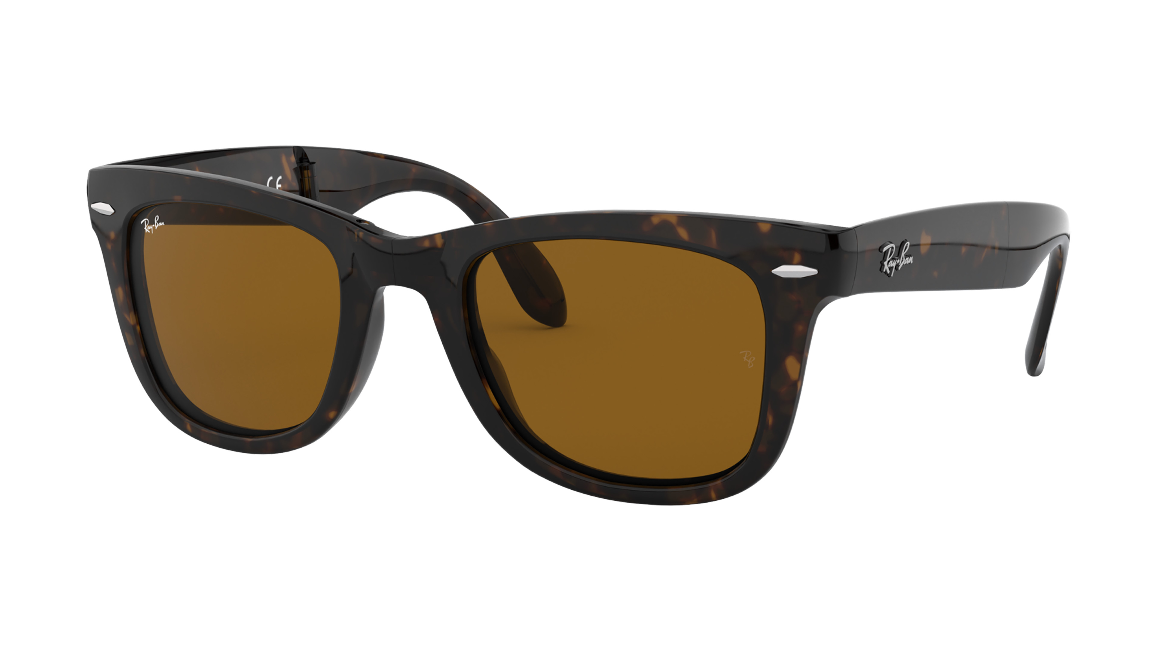 [products.image.angle_left01] Ray-Ban FOLDING WAYFARER 0RB4105 710 Sonnenbrille