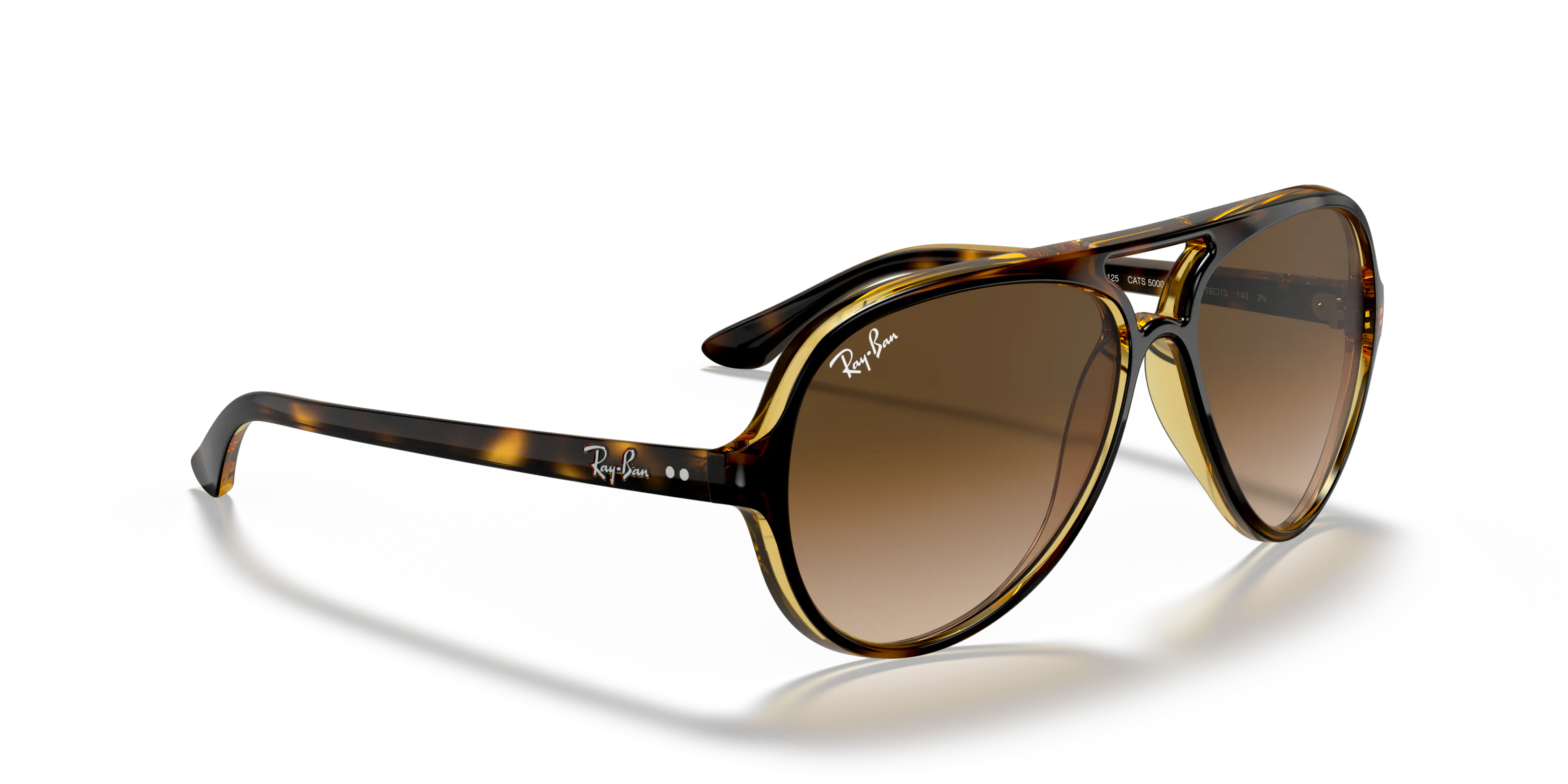 Angle_Right01, Ray-Ban Cats 5000 Classic 0RB4125 710/51 Sonnenbrille