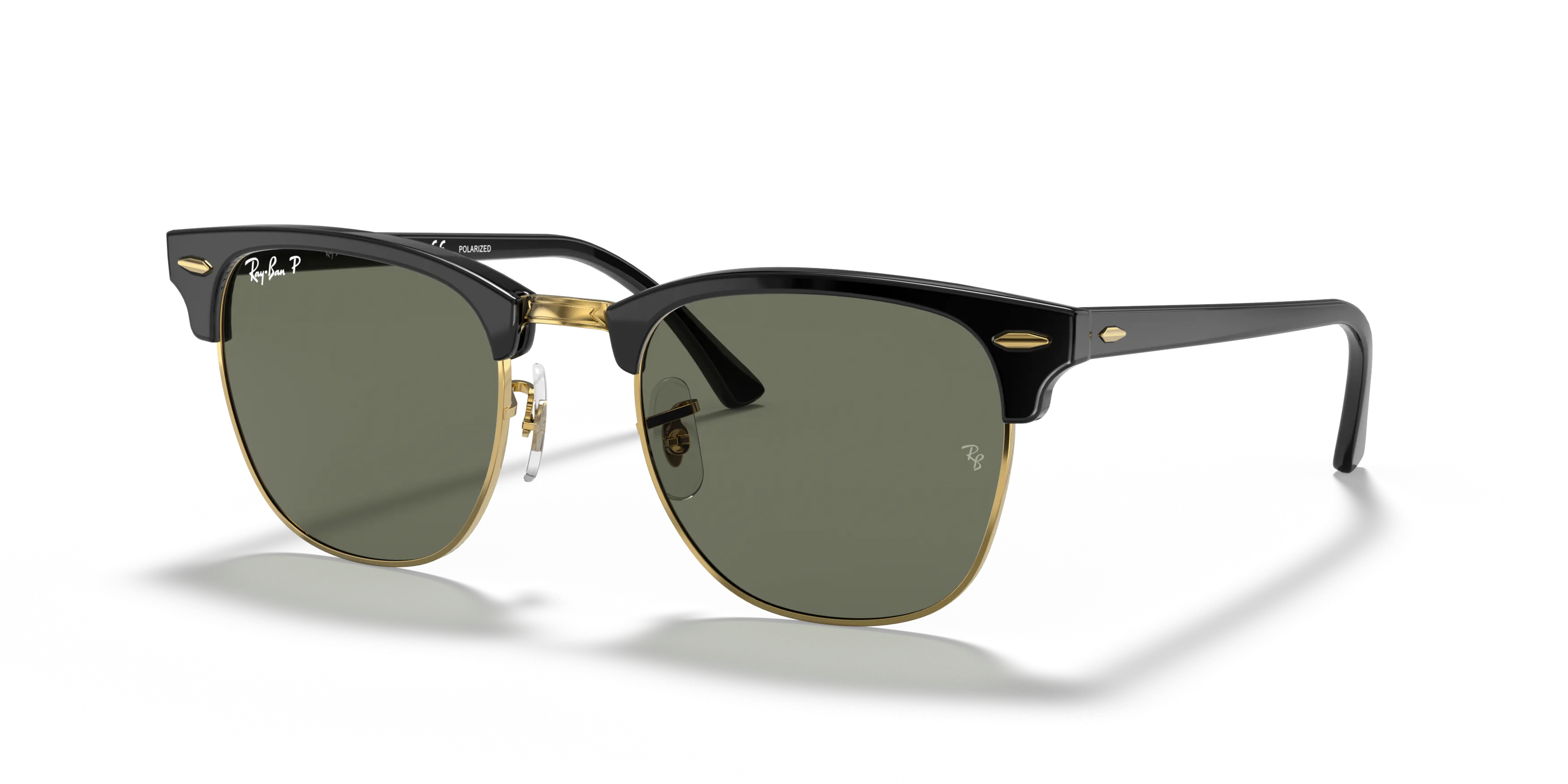 Angle_Left01, Ray-Ban Clubmaster Classic 0RB3016 901/58 Sonnenbrille