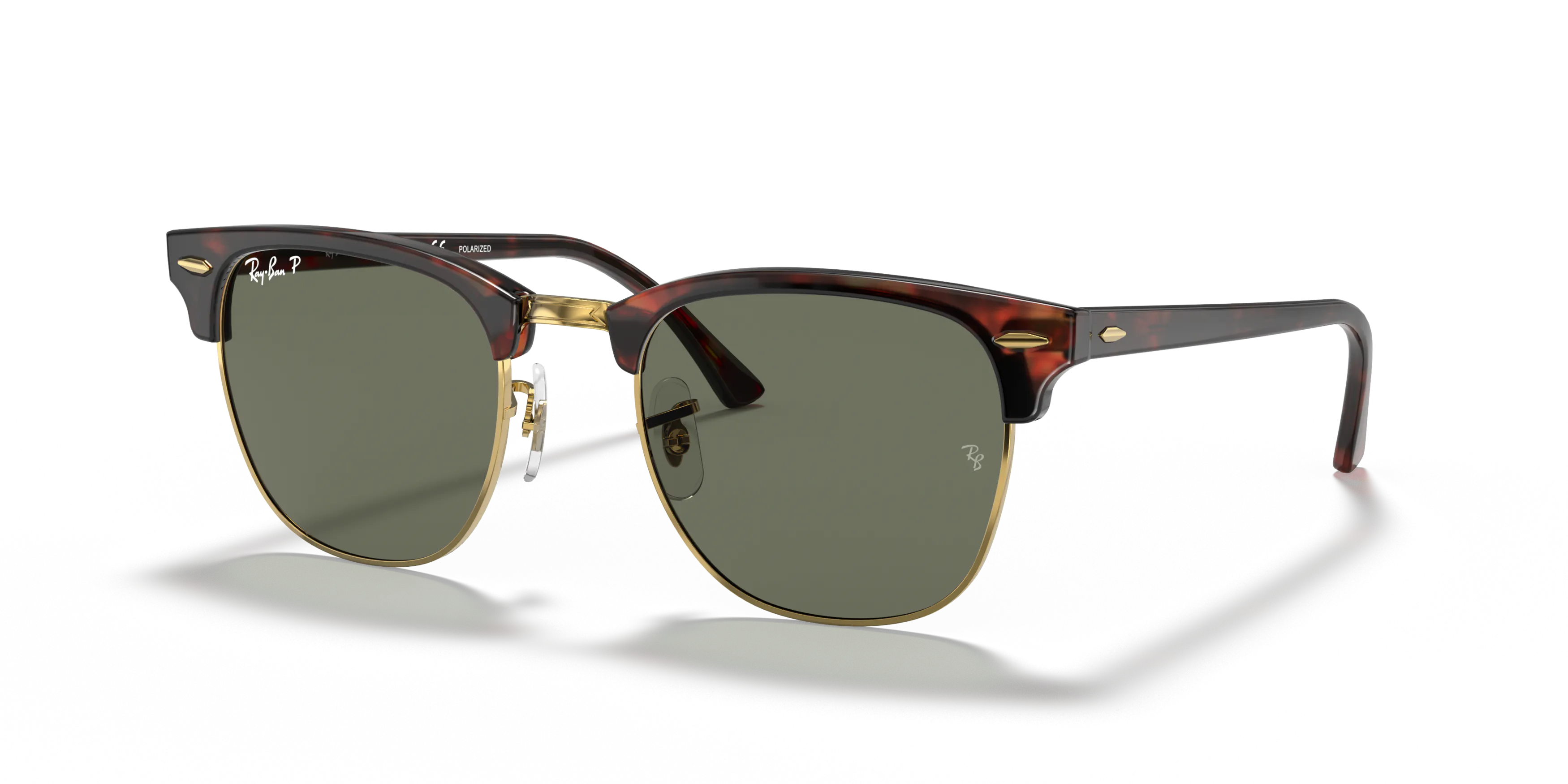 Angle_Left01, Ray-Ban Clubmaster Classic 0RB3016 990/58 Sonnenbrille