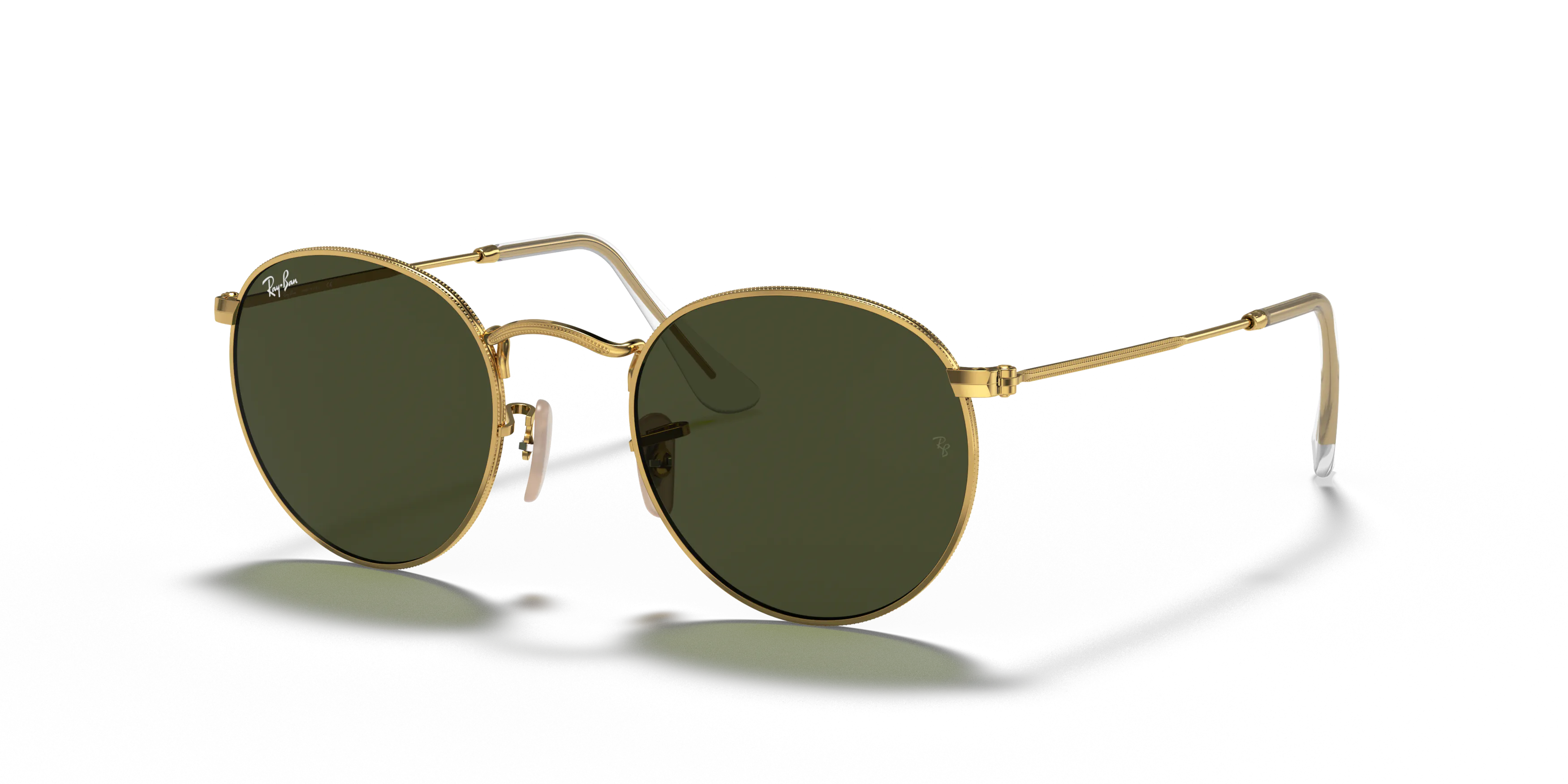 Angle_Left01, Ray-Ban Round Metal 0RB3447 001 Sonnenbrille