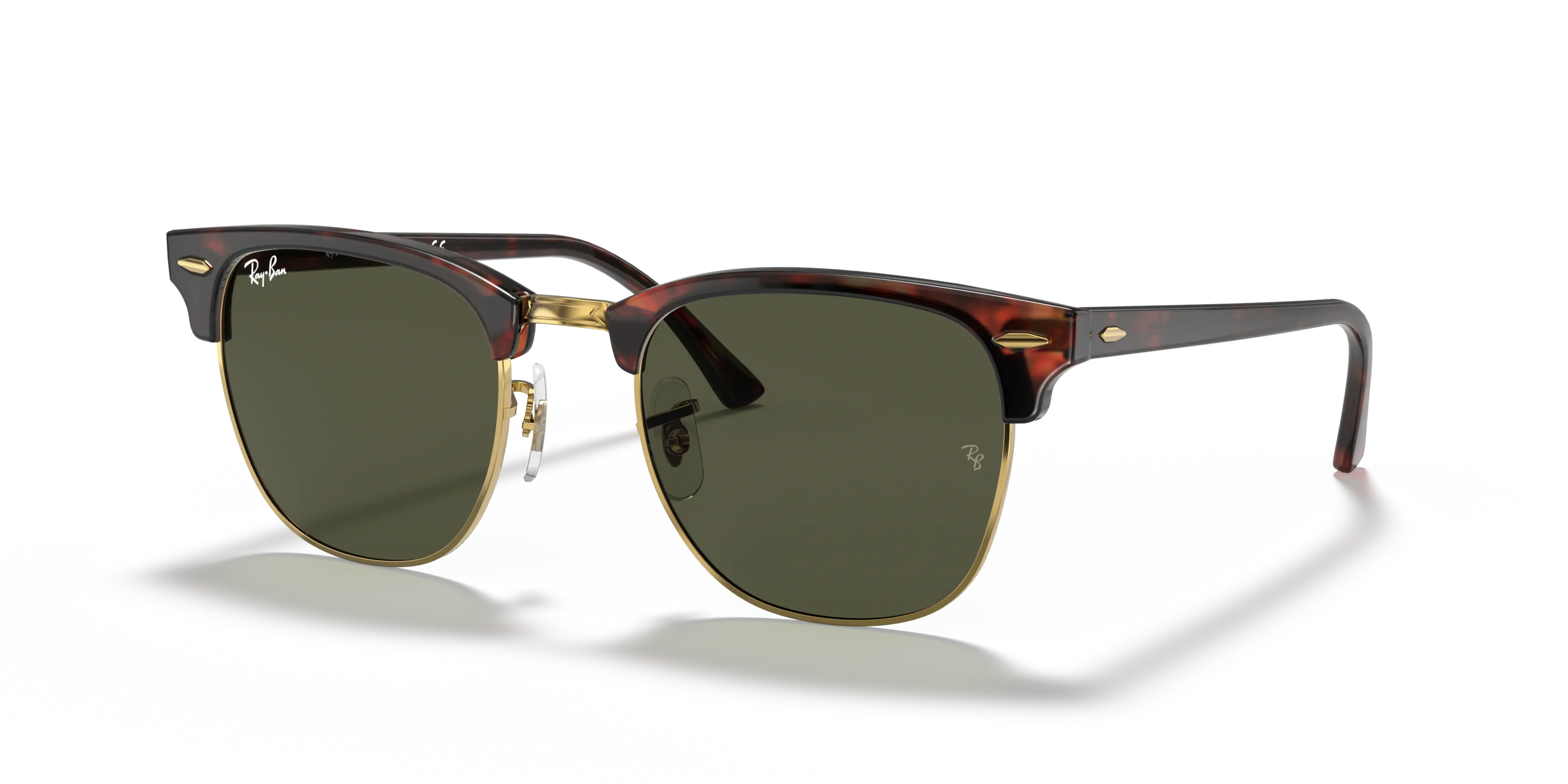 Angle_Left01, Ray-Ban Clubmaster Classic 0RB3016 W0366 Sonnenbrille
