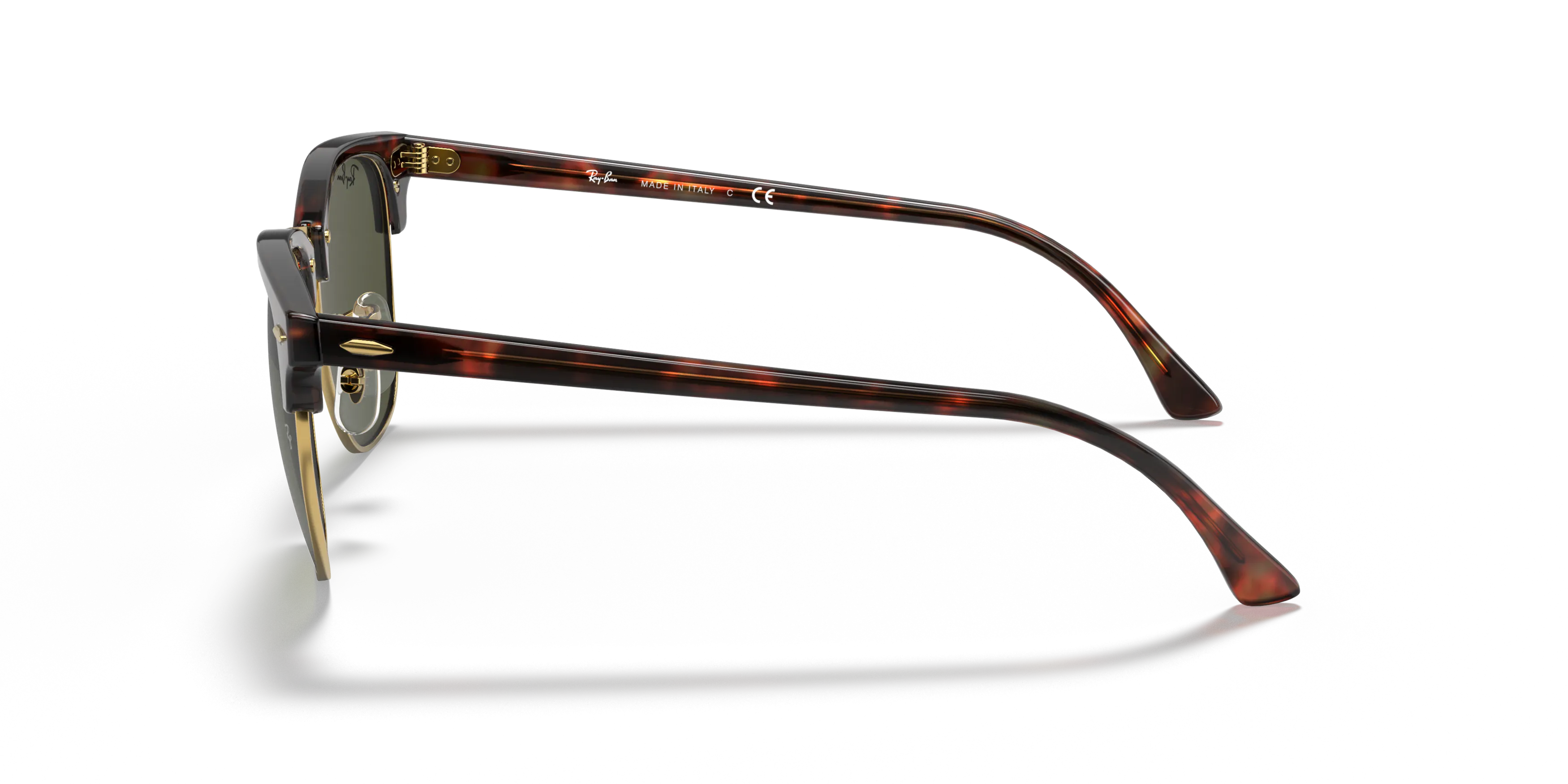 Angle_Left02, Ray-Ban Clubmaster Classic 0RB3016 W0366 Sonnenbrille