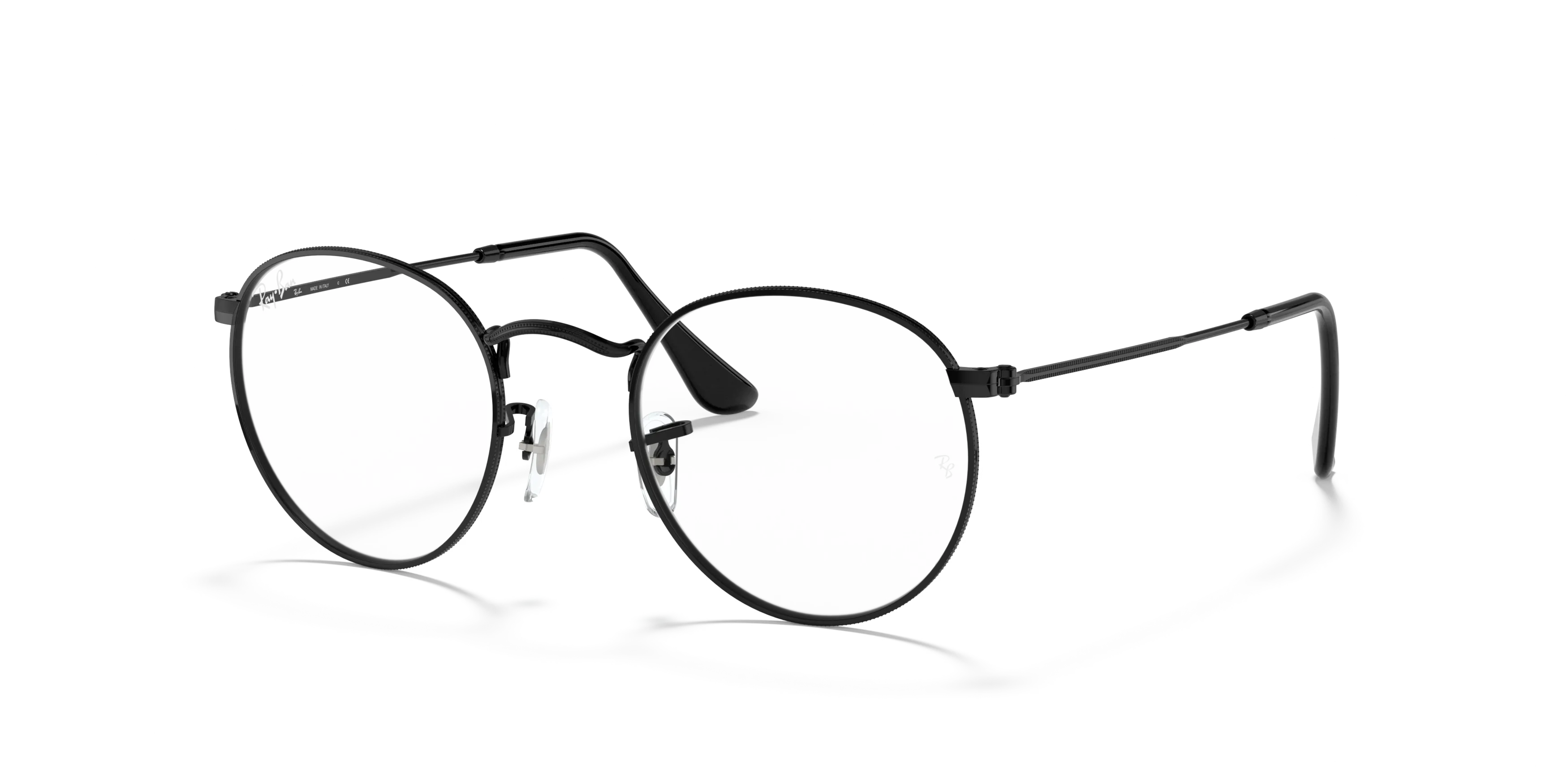 Angle_Left01, Ray-Ban Round Metal Optics 0RX3447V 2503 Brille