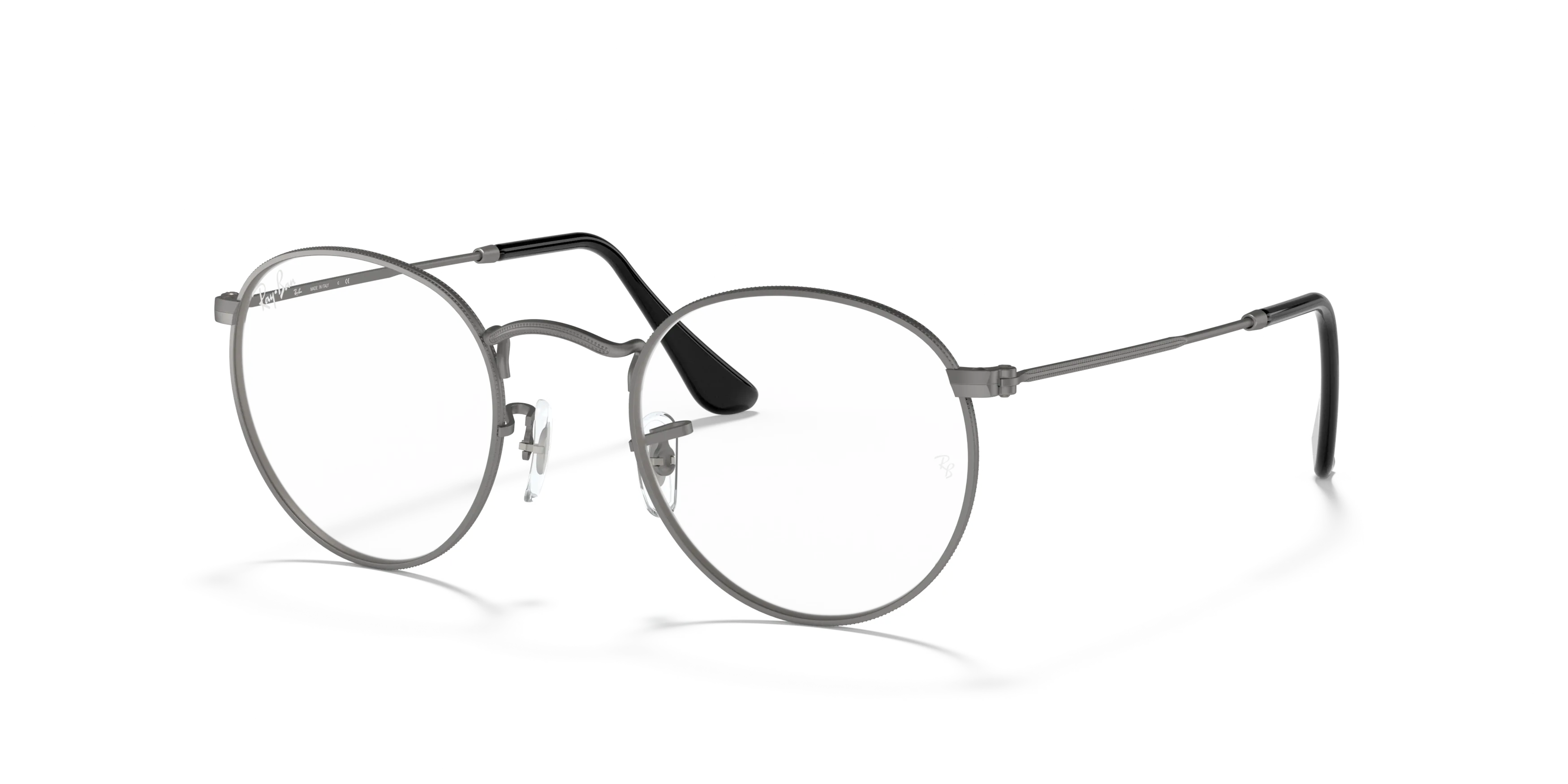 Angle_Left01, Ray-Ban Round Metal Optics 0RX3447V 2620 Brille
