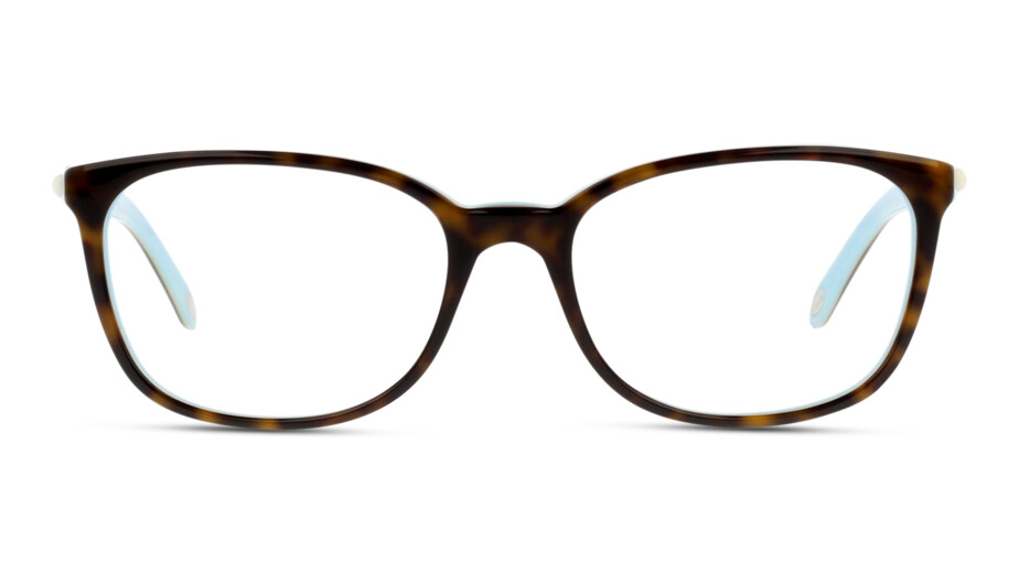 Front Tiffany 0TF2109HB 8134 Brille Havana, Blau