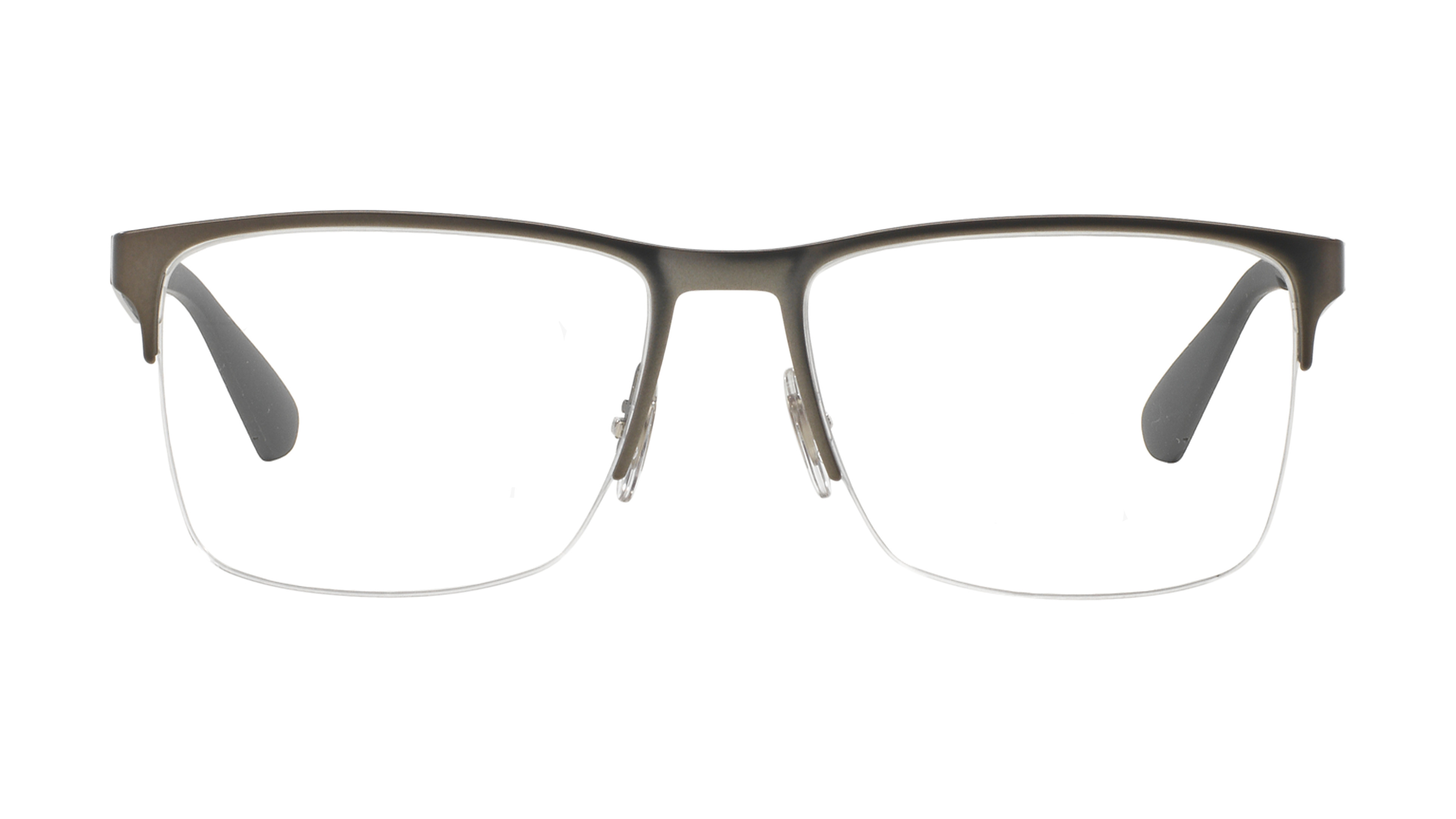 Front Ray-Ban OPTICS 0RX6335 2855 Brille Silberfarben