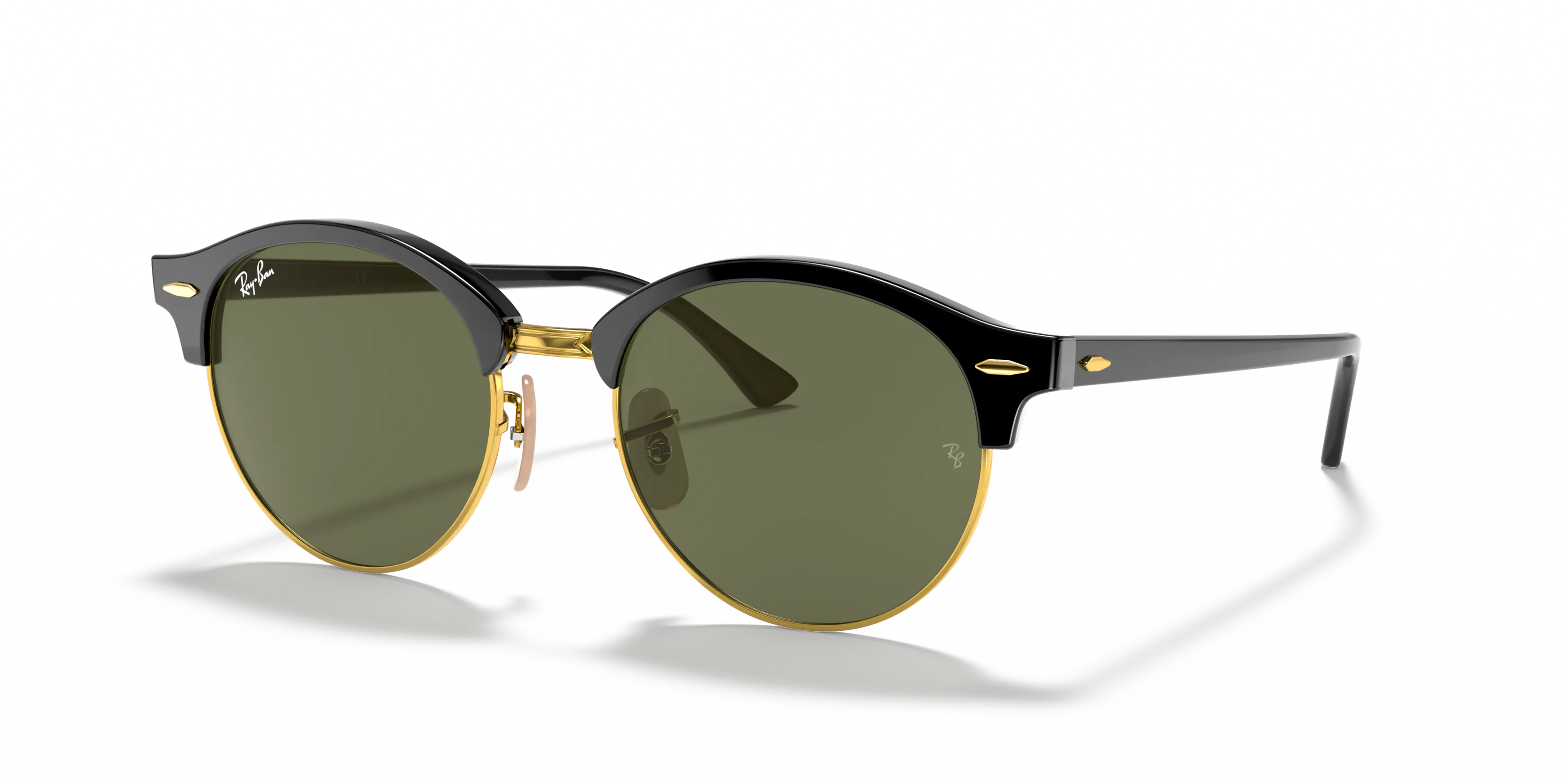 Angle_Left01, Ray-Ban CLUBROUND 0RB4246 901 Sonnenbrille
