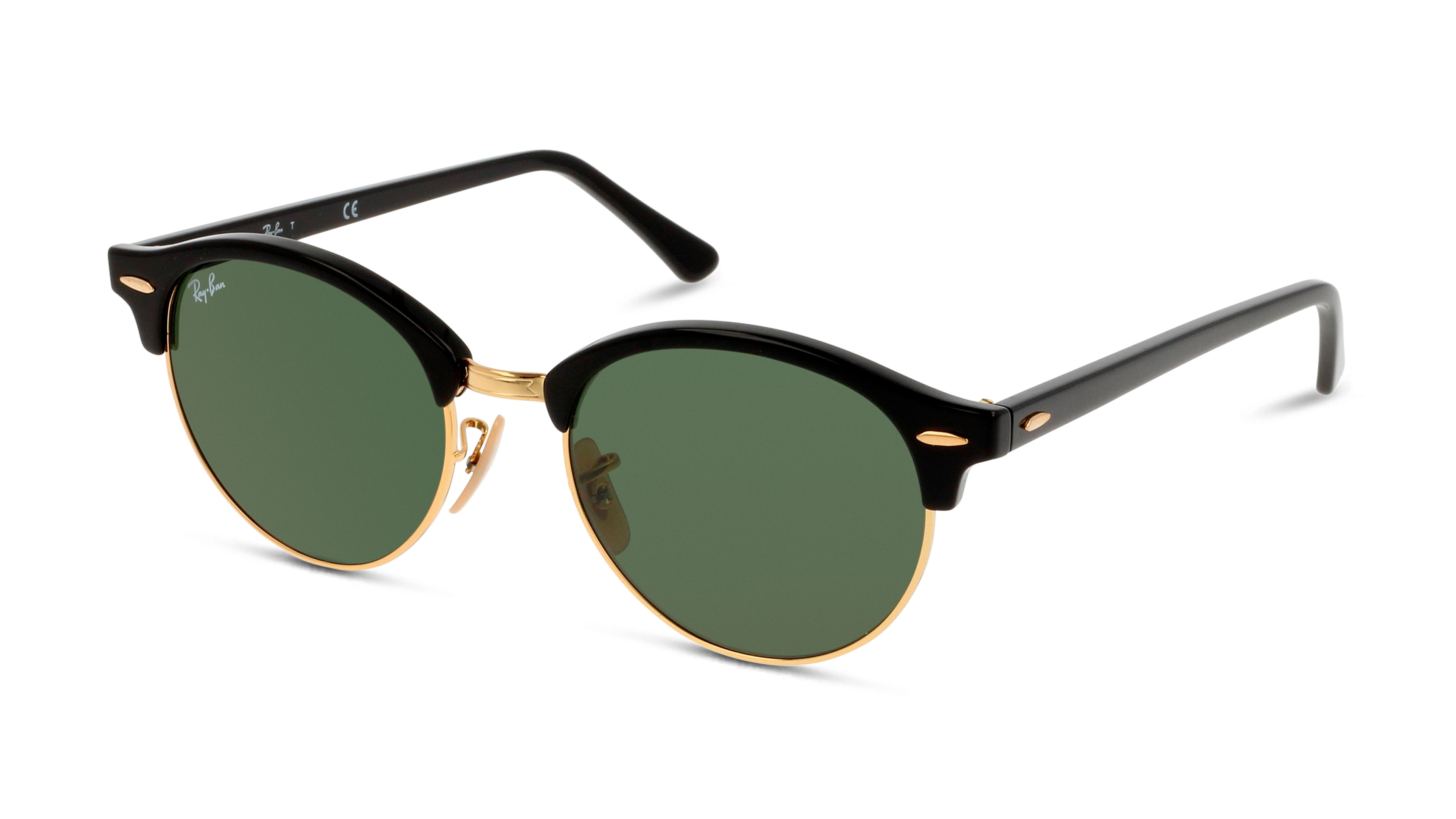 [products.image.angle_left01] Ray-Ban CLUBROUND 0RB4246 901 Sonnenbrille