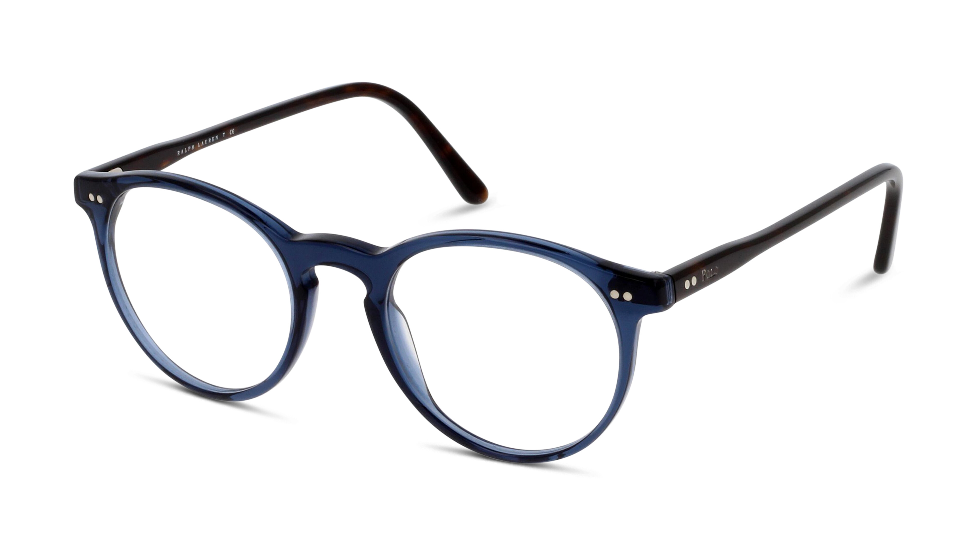 Angle_Left01 Polo Ralph Lauren 0PH2083 5276 Brille Blau, Transparent