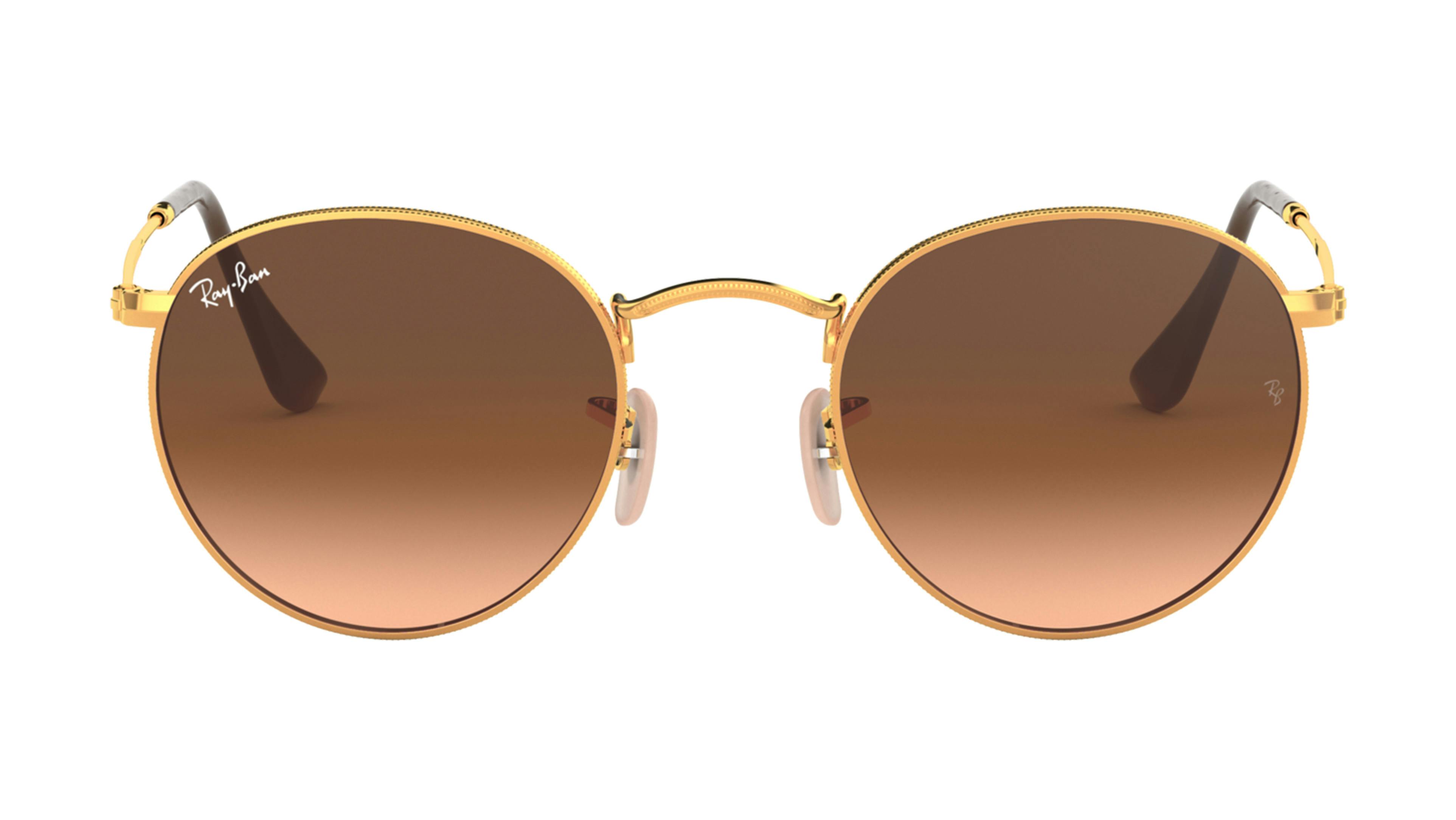 Front, Ray-Ban ROUND METAL 0RB3447 9001A5 Sonnenbrille