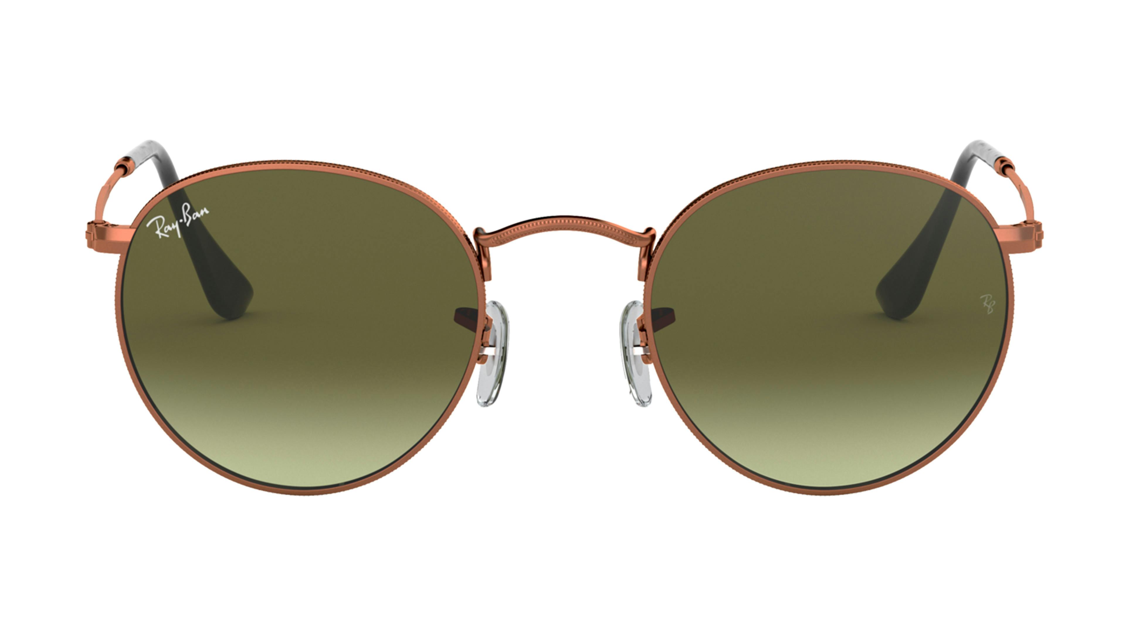 Front, Ray-Ban ROUND METAL 0RB3447 9002A6 Sonnenbrille