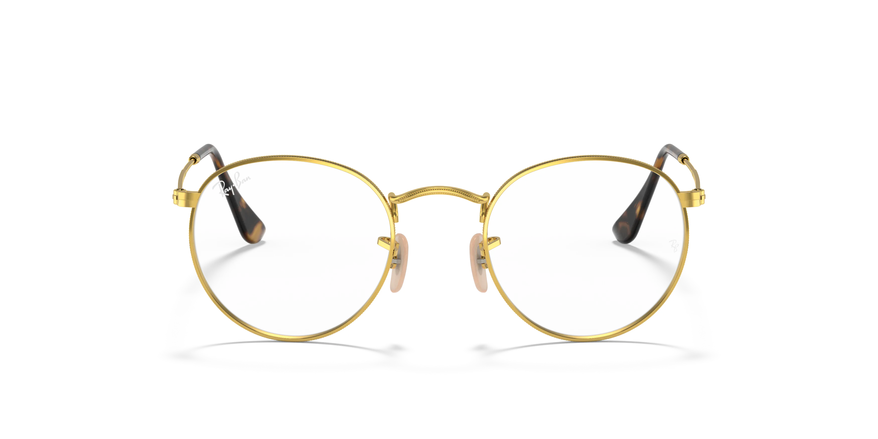 Front, Ray-Ban Round Metal Optics 0RX3447V 2500 Brille